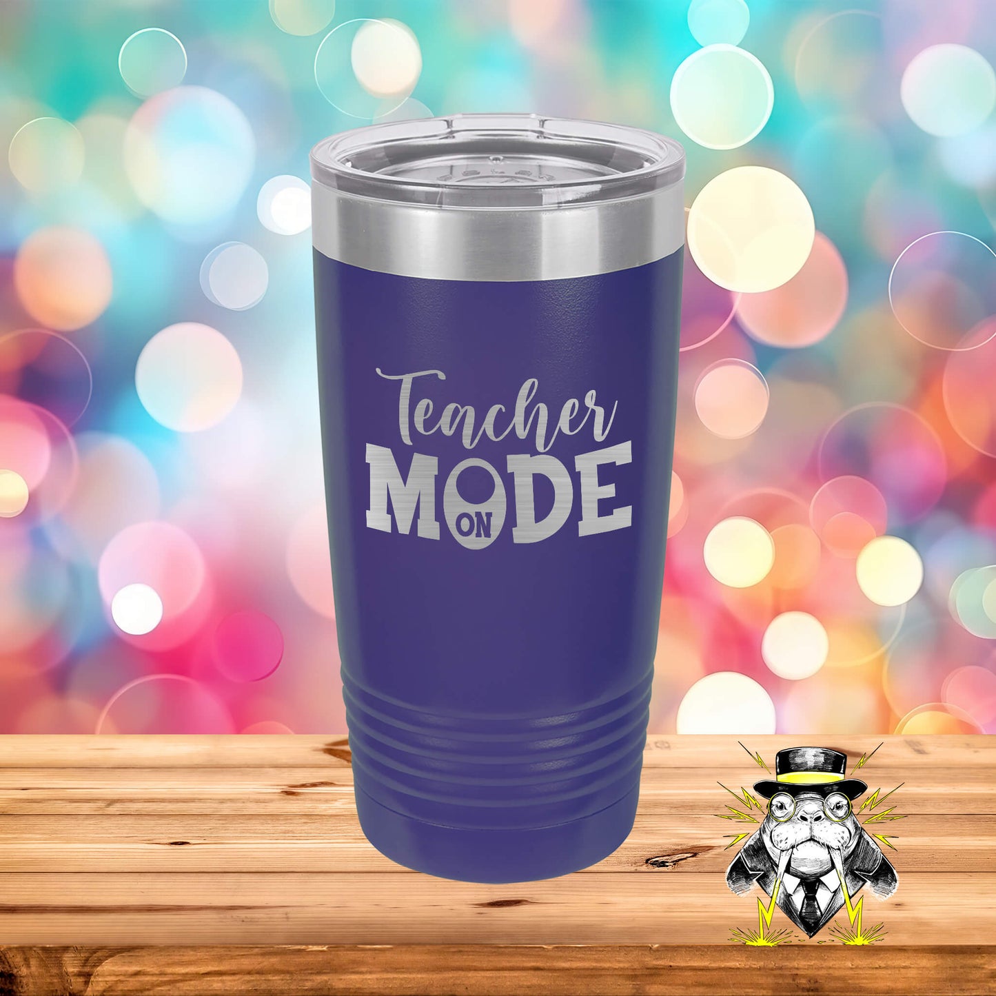 Teacher Mode On Engraved Tumbler