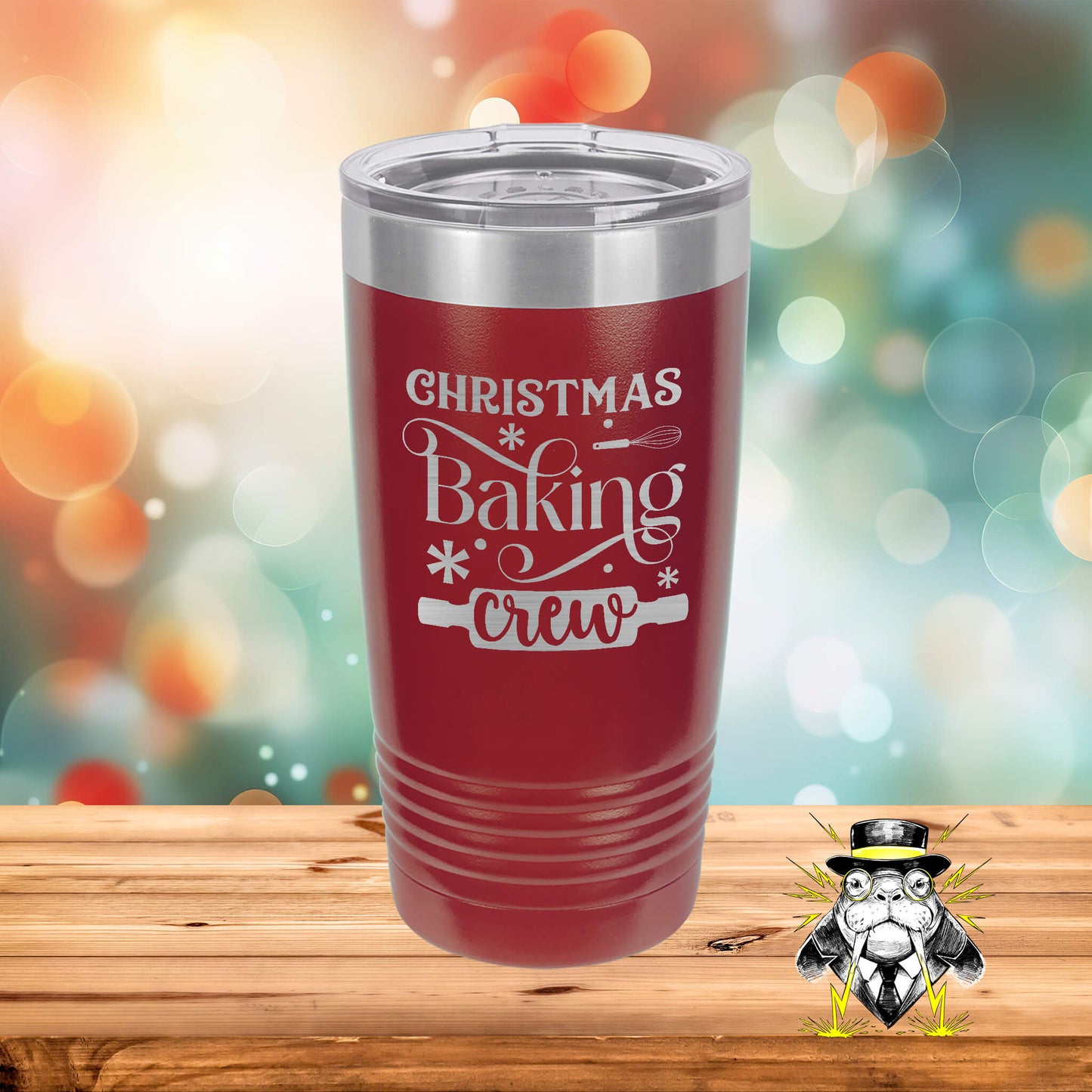 Christmas Baking Crew Engraved Tumbler
