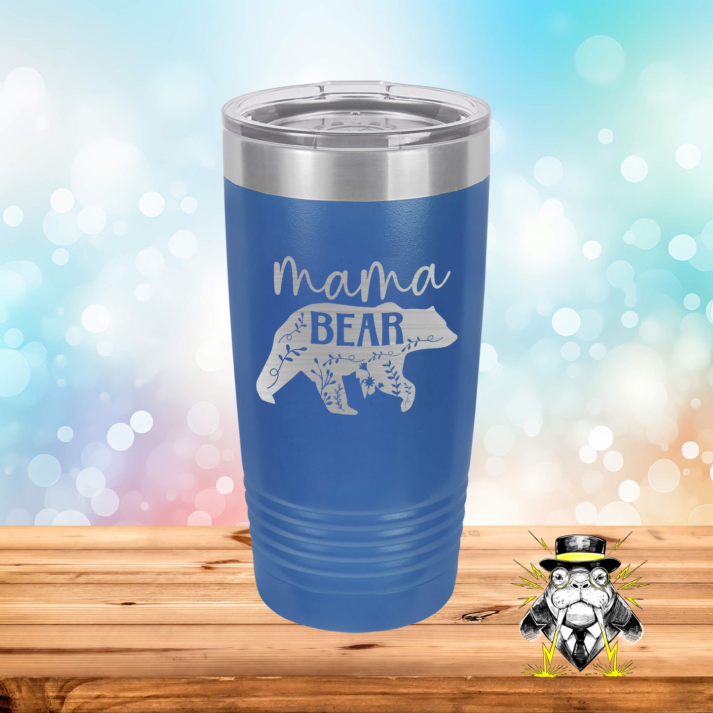 Mama Bear Engraved Tumbler