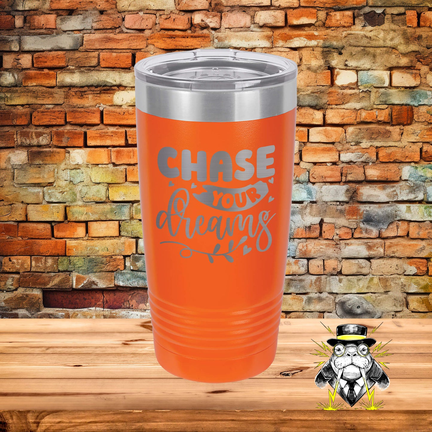 Chase Your Dreams Engraved Tumbler