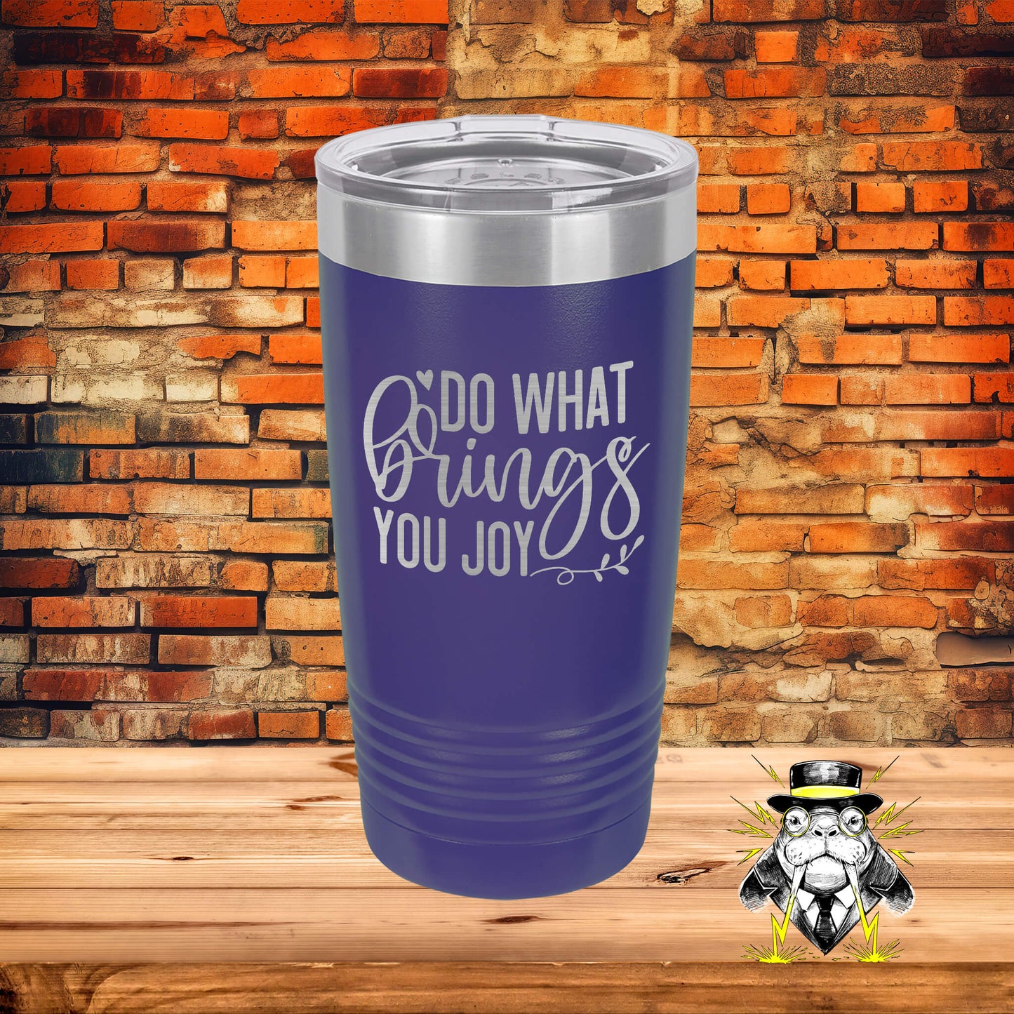Do What Brings You Joy Engraved Tumbler