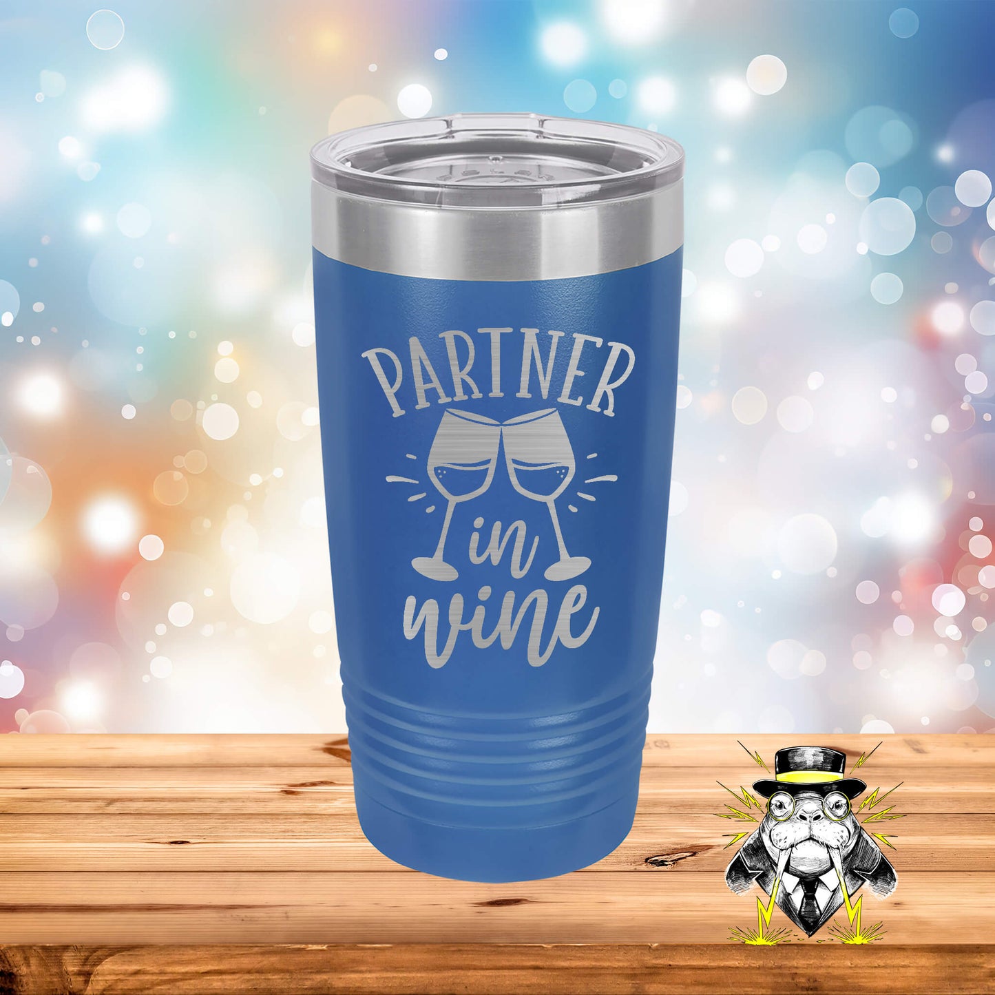 Partner in Wine Engraved Tumbler