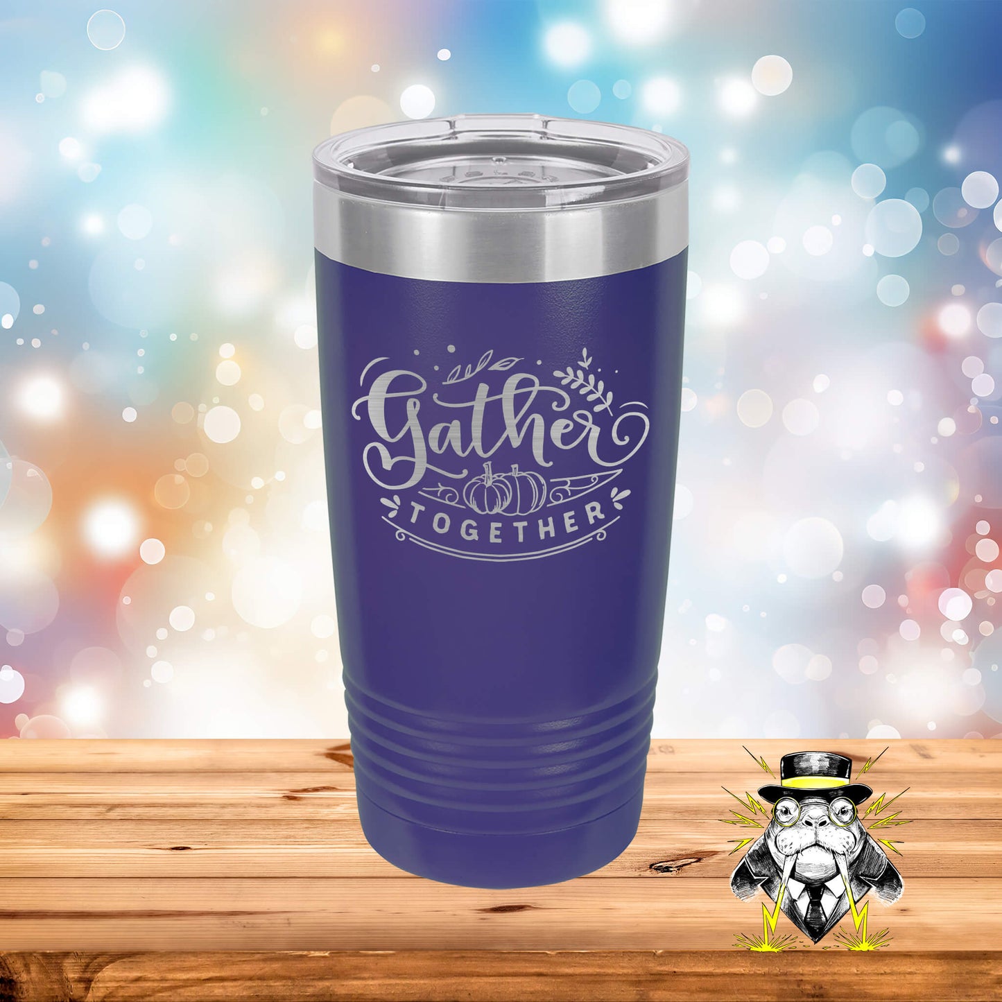 Gather Together Engraved Tumbler