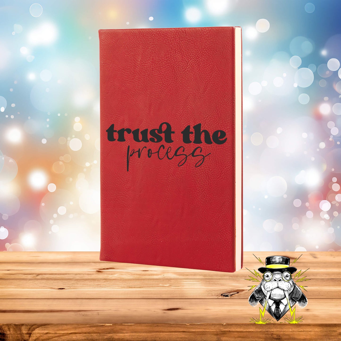 Trust the Process Engraved Leatherette Journal