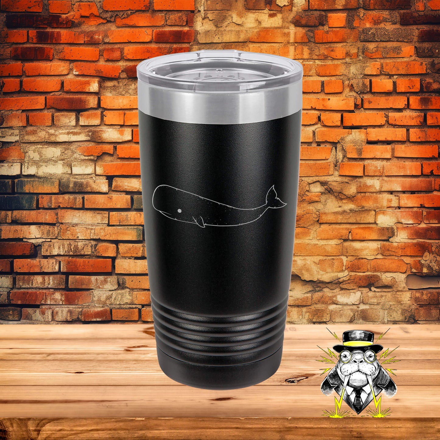 Whale Engraved Tumbler