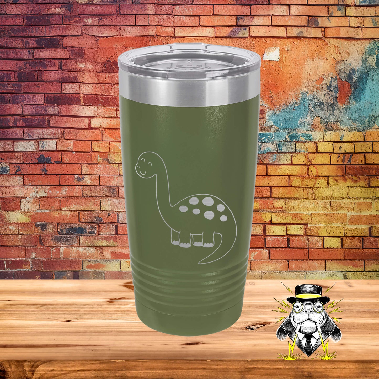 Dinosaur 1 Engraved Tumbler