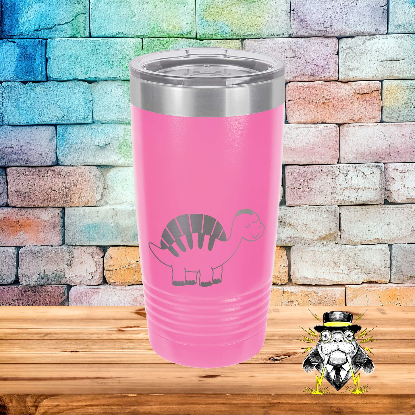 Dinosaur 3 Engraved Tumbler