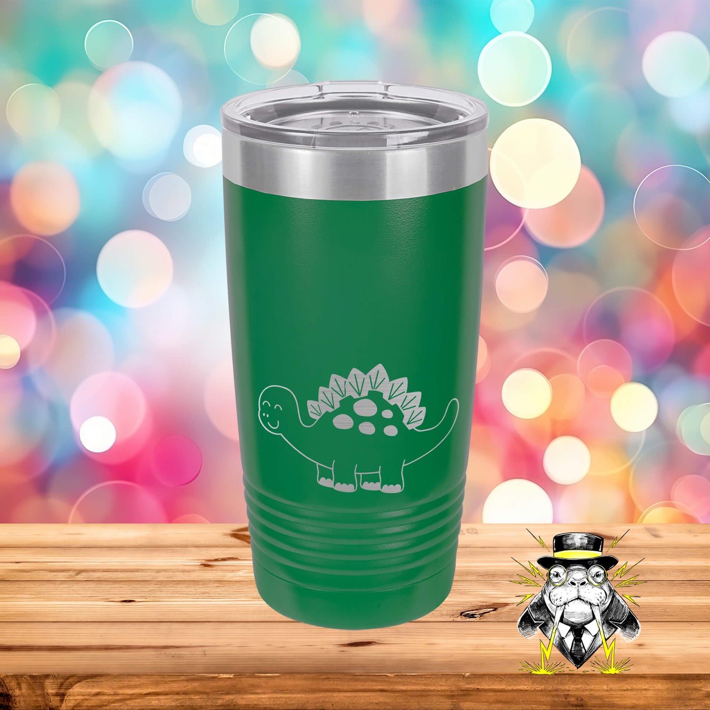 Dinosaur 4 Engraved Tumbler