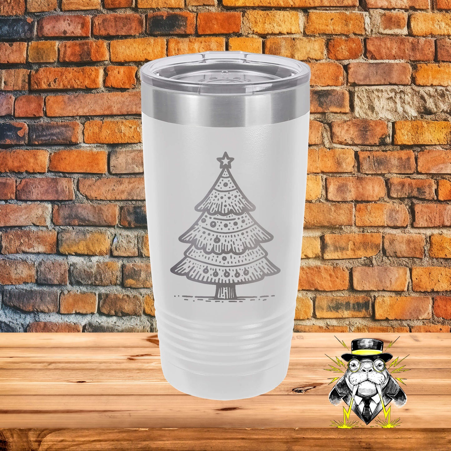 Christmas Tree 1 Engraved Tumbler