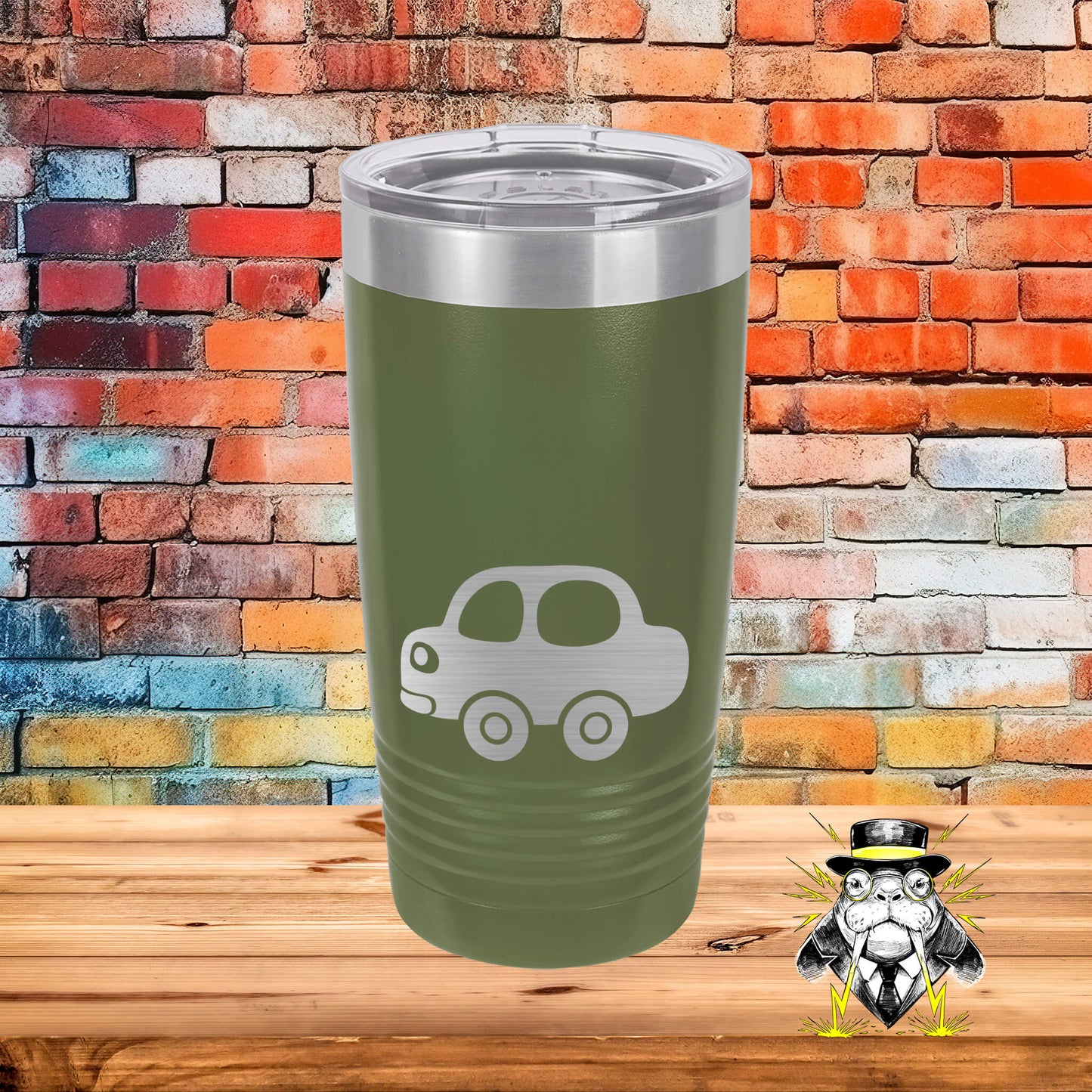 Car Engraved Tumbler