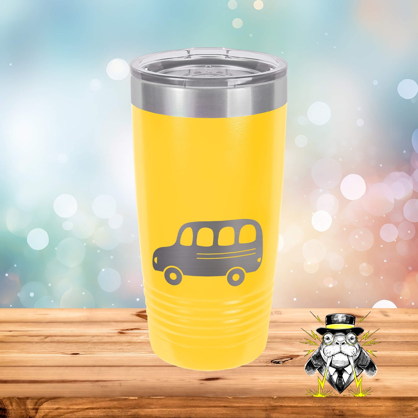 Bus 1 Engraved Tumbler