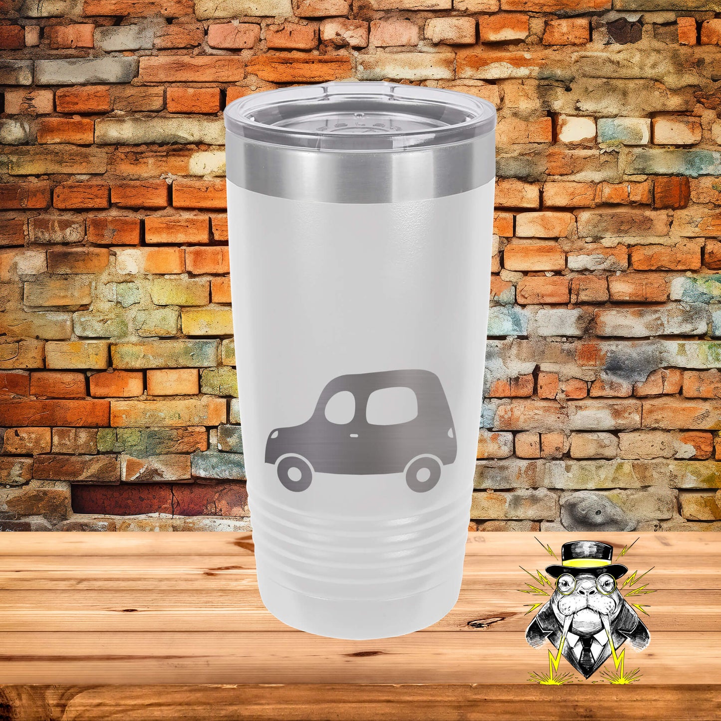 Car 2 Engraved Tumbler