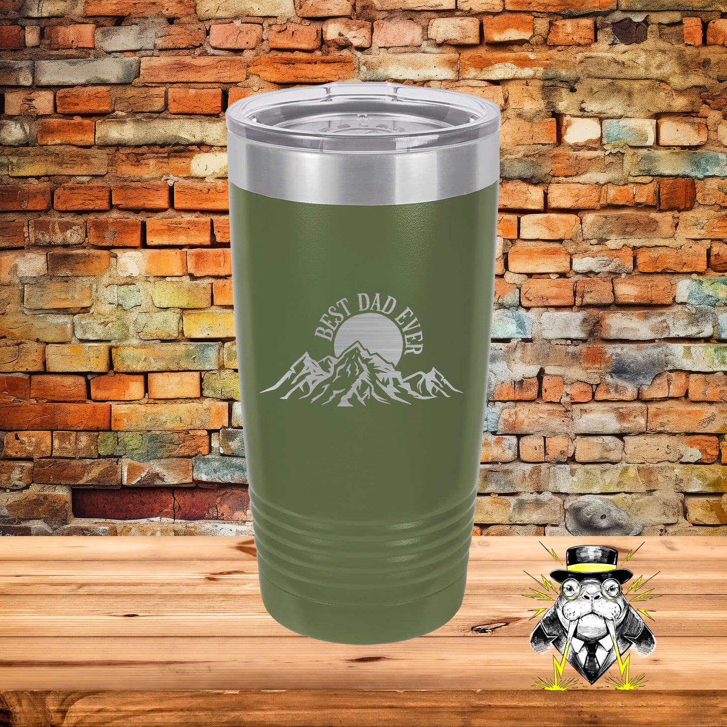 Best Dad Ever Engraved Tumbler