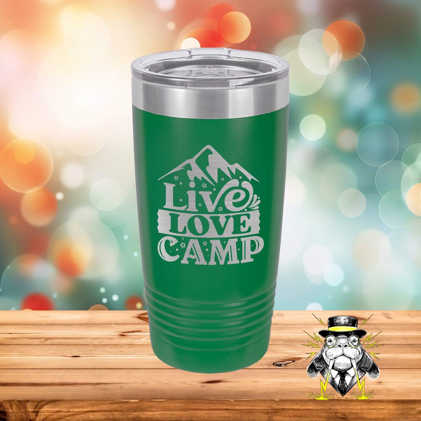Live Love Camp Engraved Tumbler