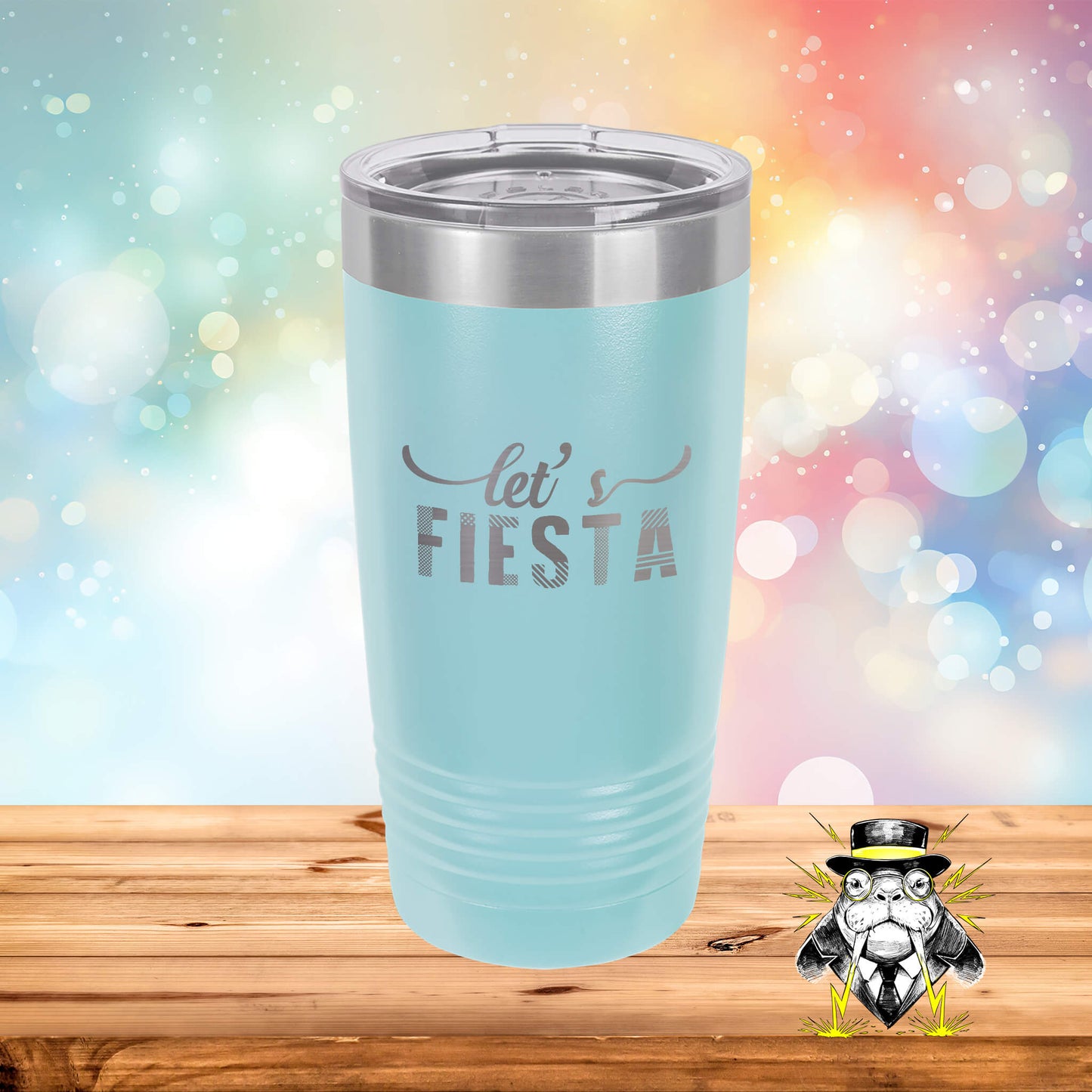 Let's Fiesta Engraved Tumbler