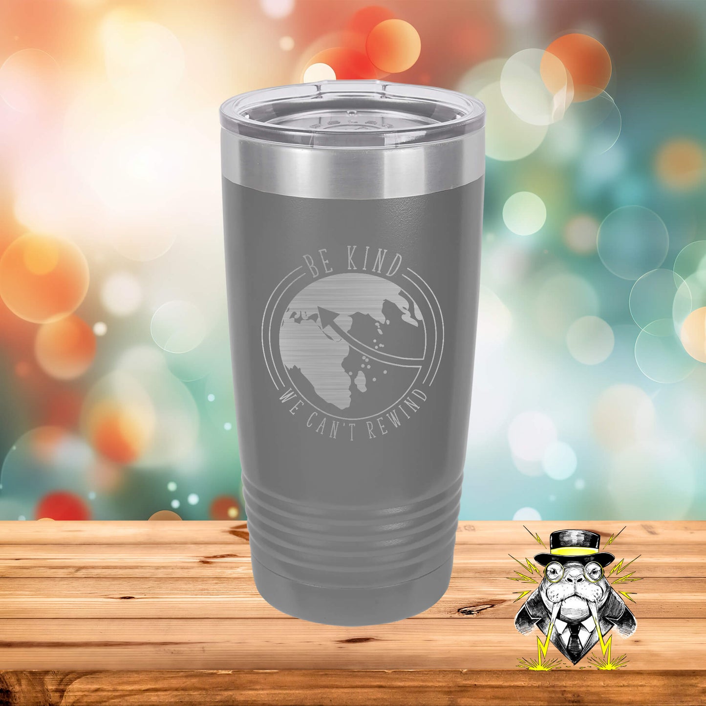 Be Kind We Can't Rewind Engraved Tumbler