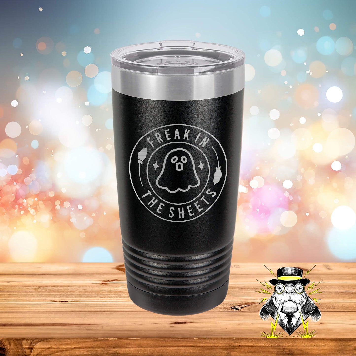 Freak in the Sheets Engraved Tumbler