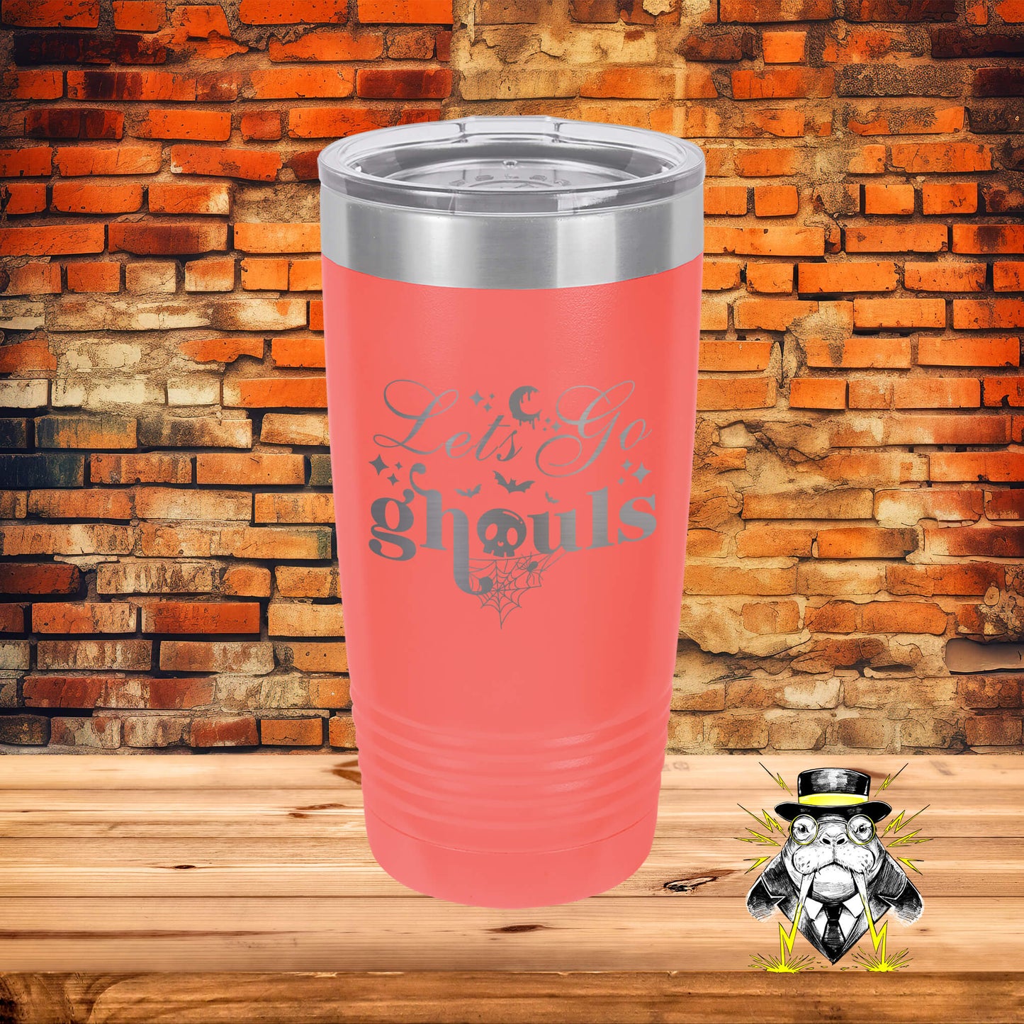 Let's Go Ghouls Engraved Tumbler