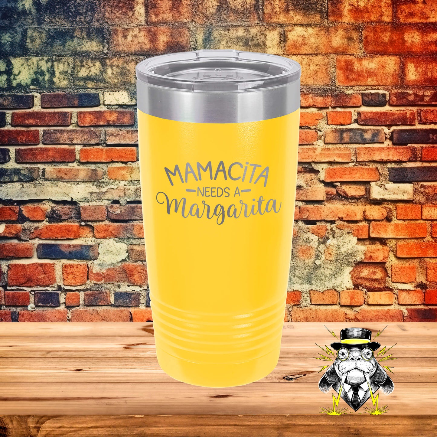 Mamacita Needs a Margarita Engraved Tumbler