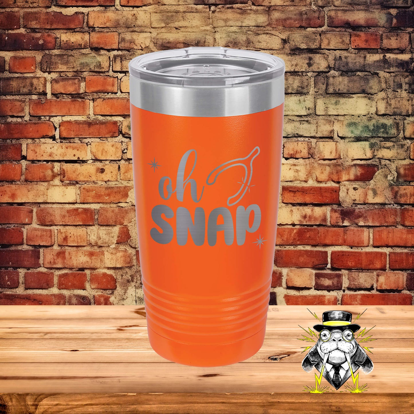 Oh Snap Engraved Tumbler