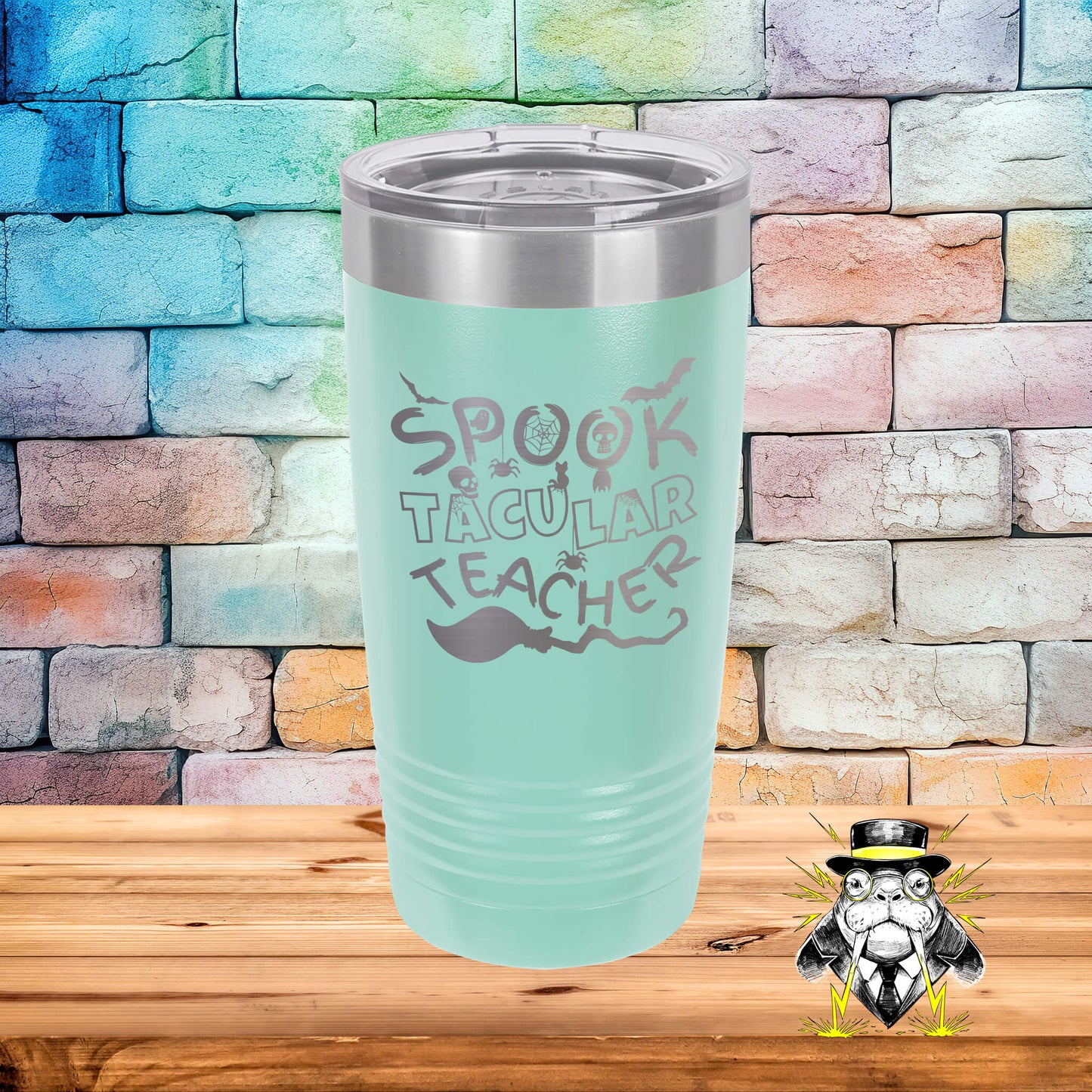 Spooktacular Teacher Engraved Tumbler