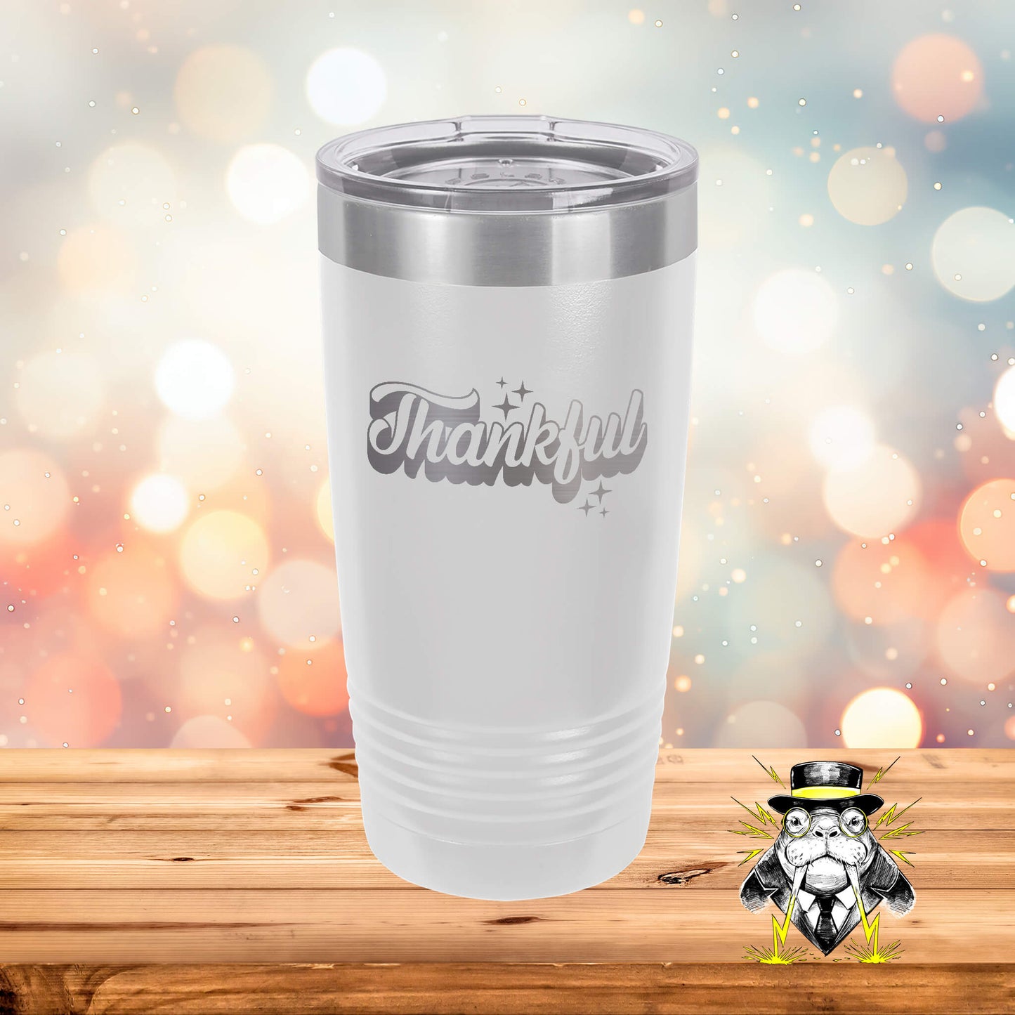 Thankful Engraved Tumbler