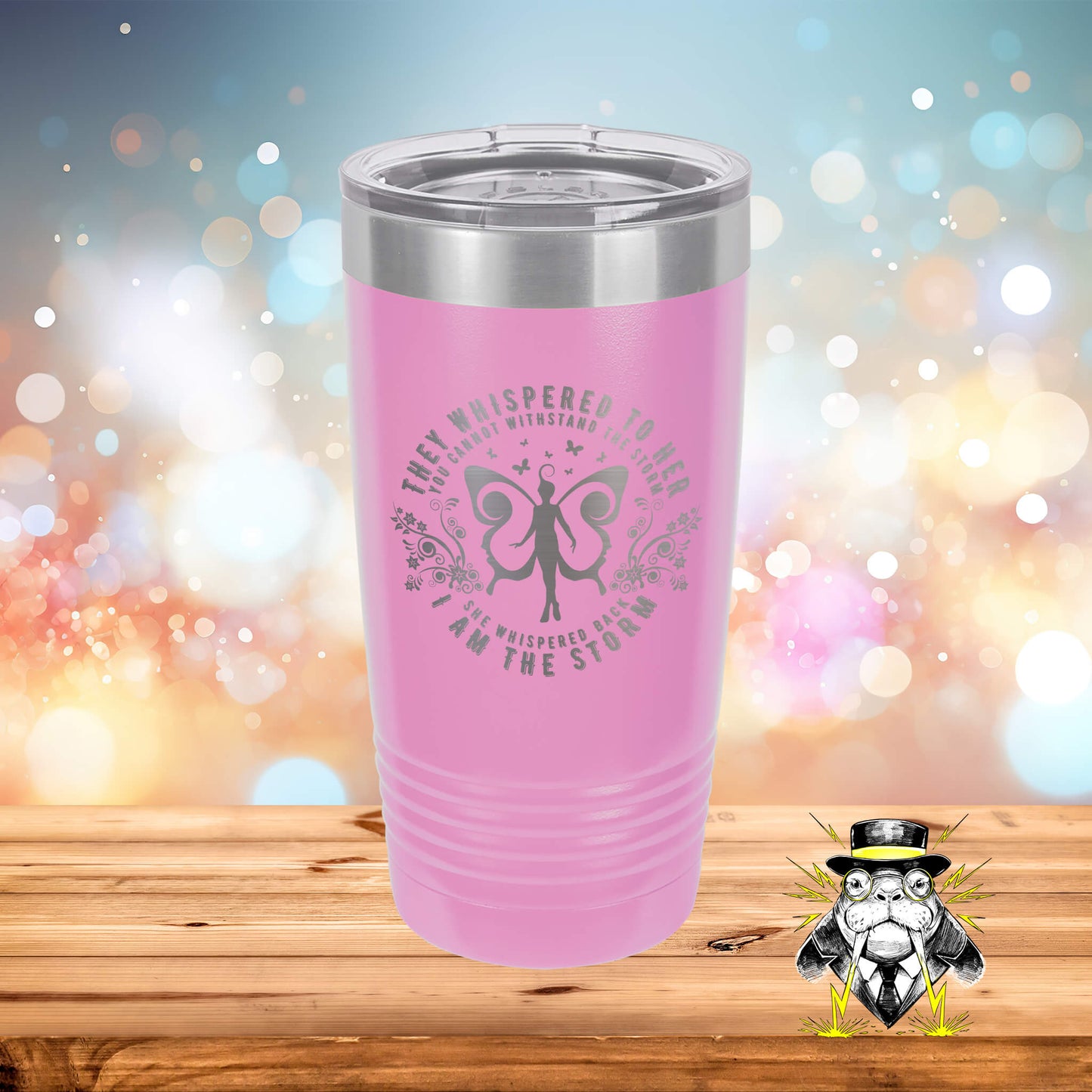 They Whispered to Her Engraved Tumbler