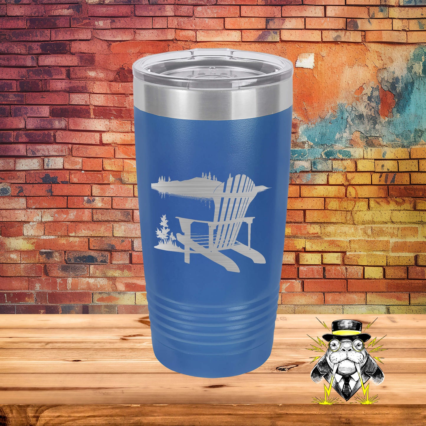 Adirondack on Coast Engraved Tumbler
