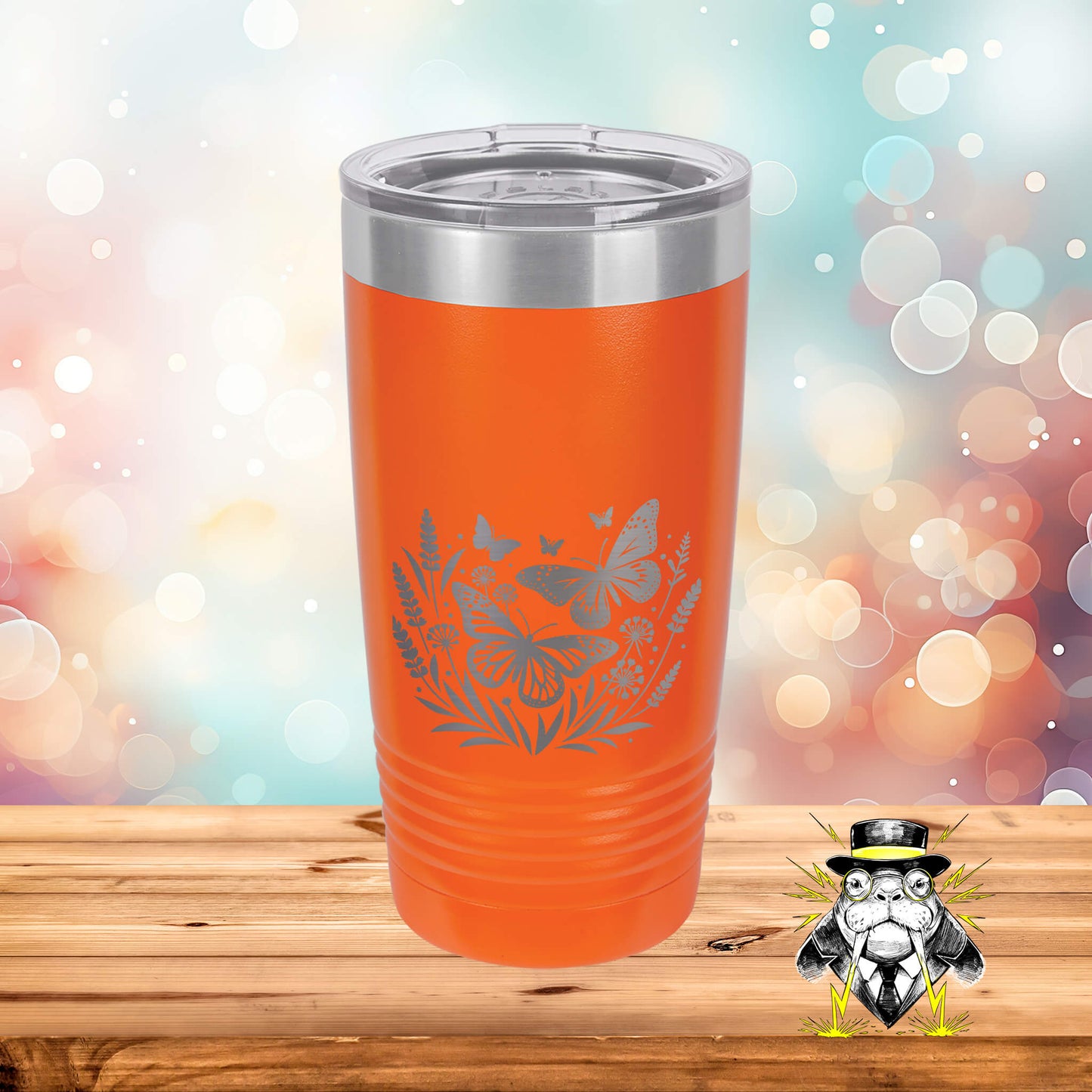 Butterfly Wonderland Engraved Tumbler