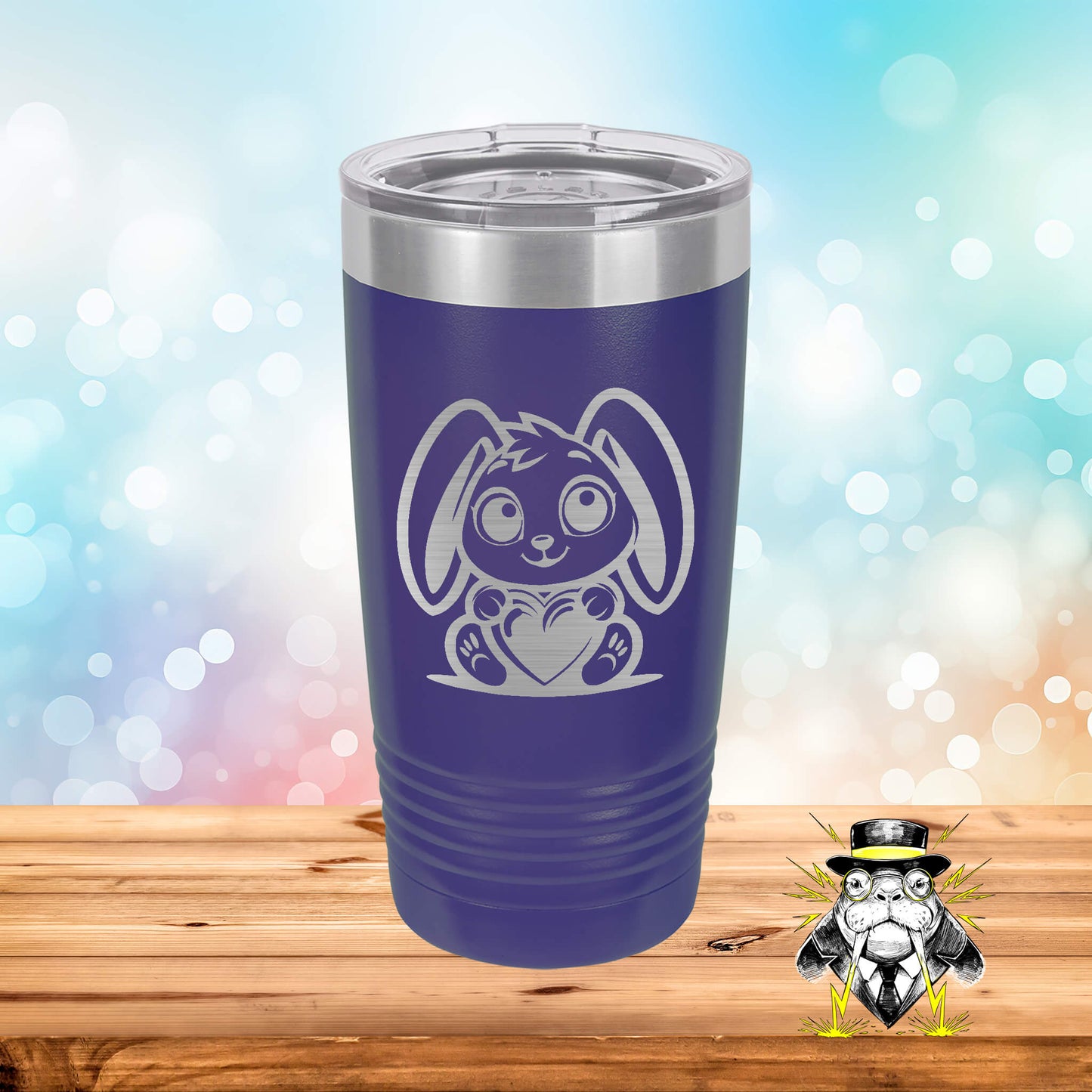Loving Bunny Engraved Tumbler