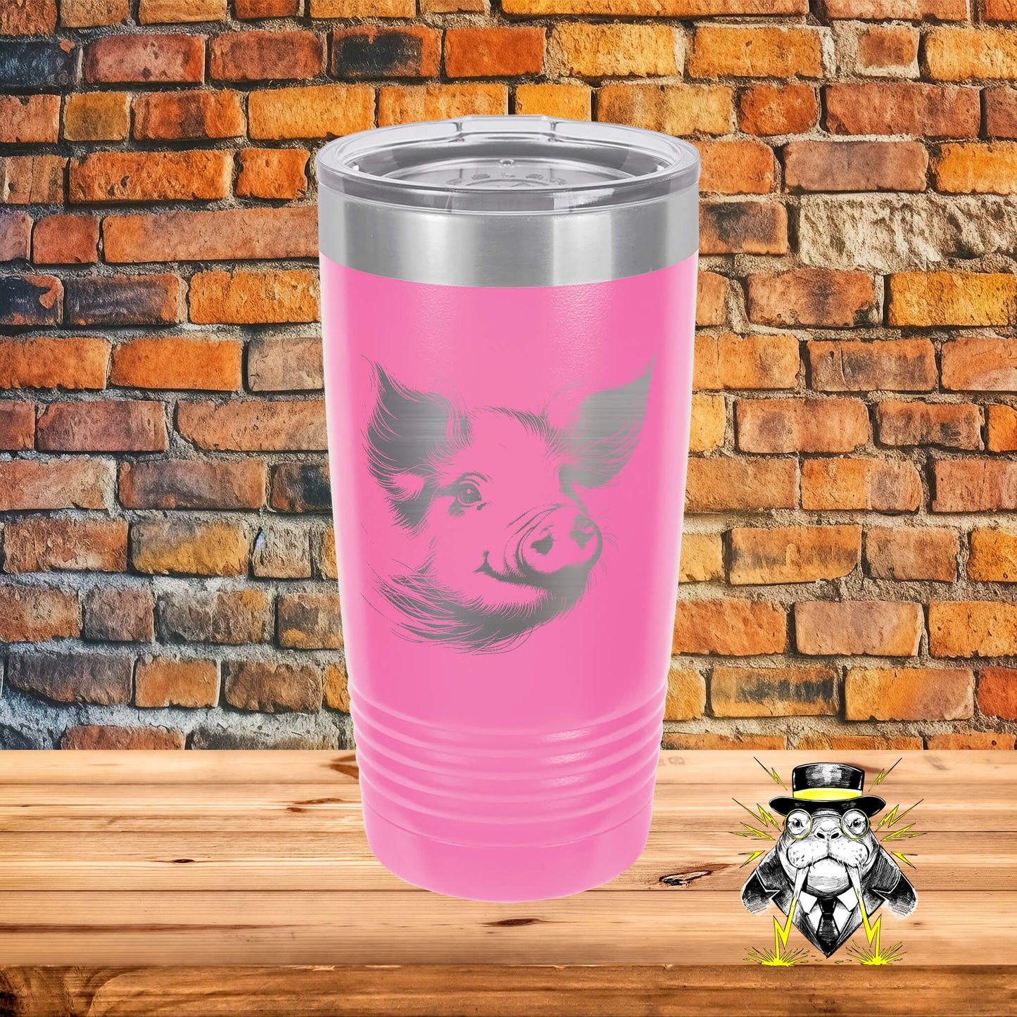 Babe the Pig Engraved Tumbler