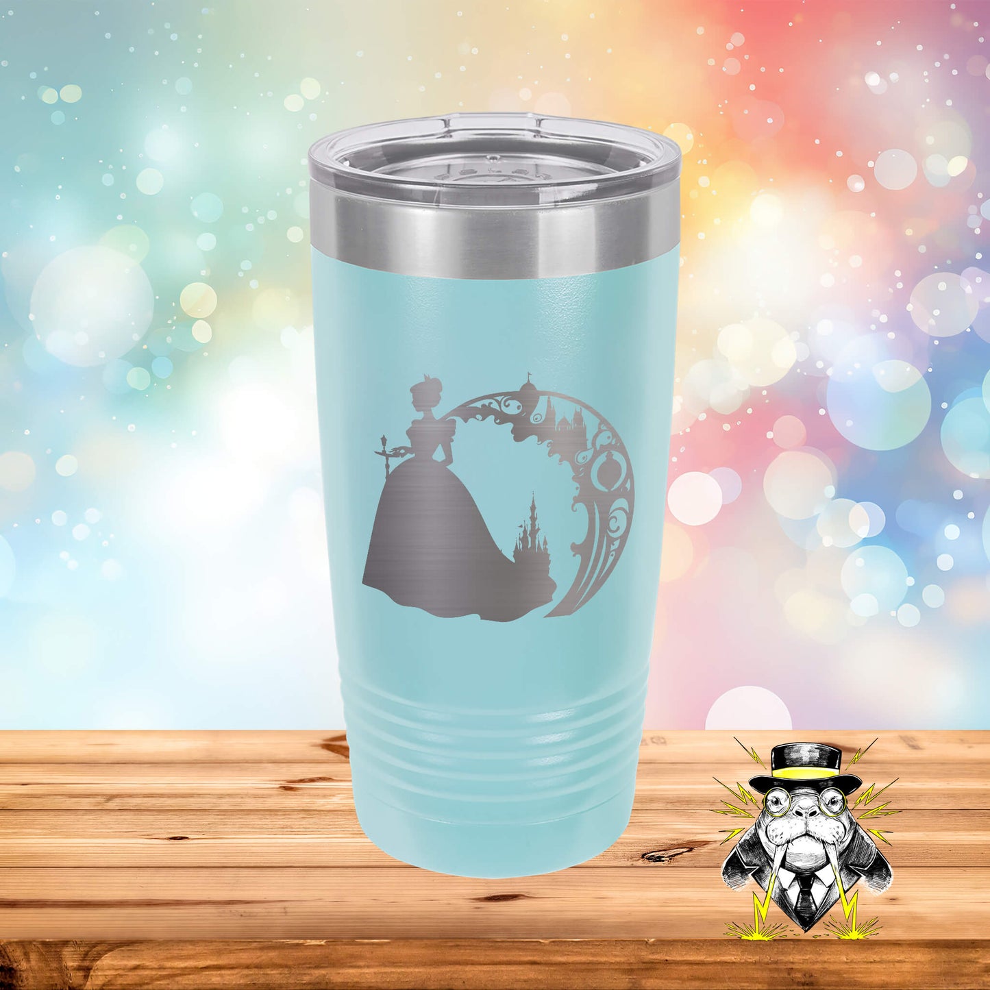 Cinderella Engraved Tumbler