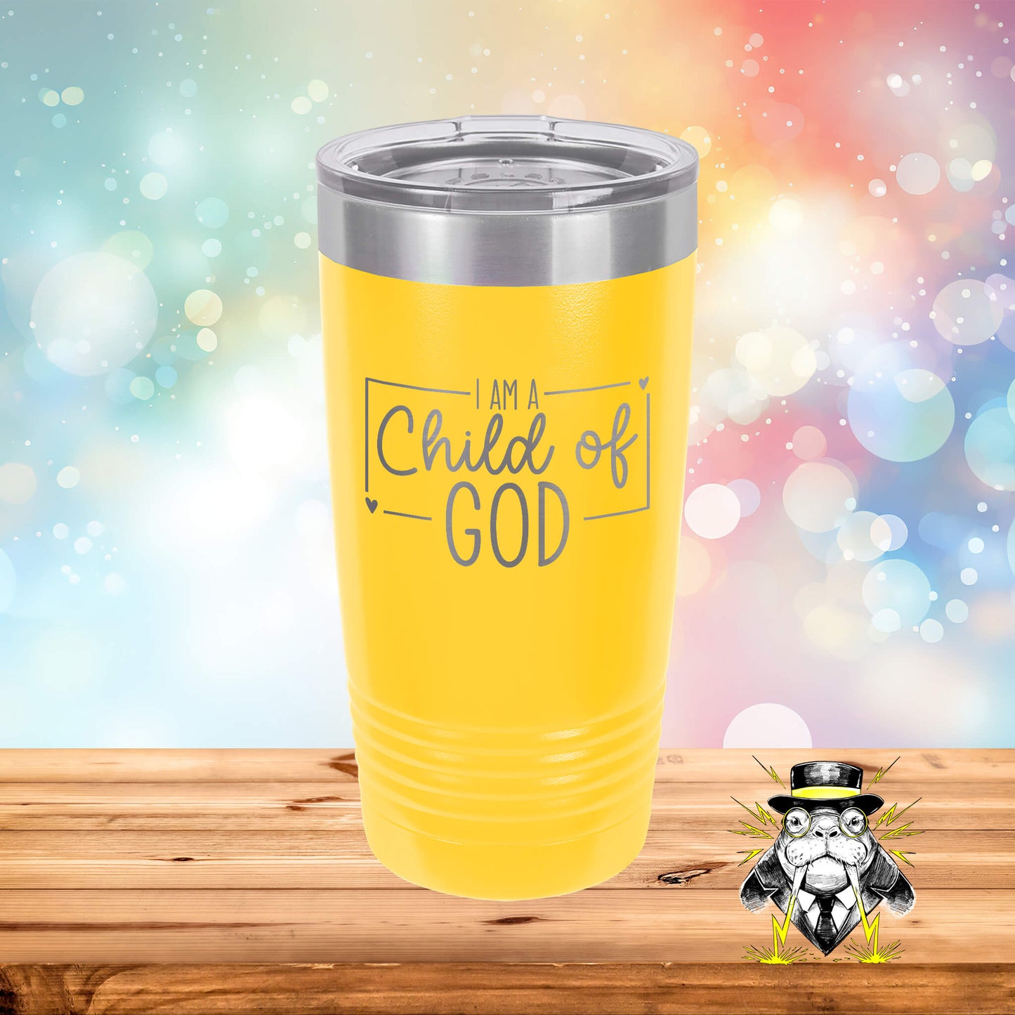I am a Child of God Engraved Tumbler