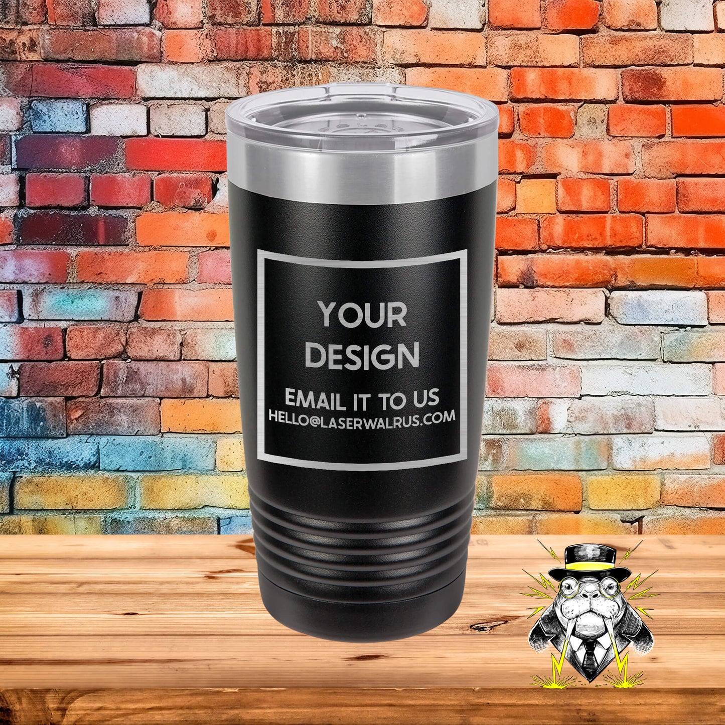 Custom Design Engraved Tumblers - 6 pieces