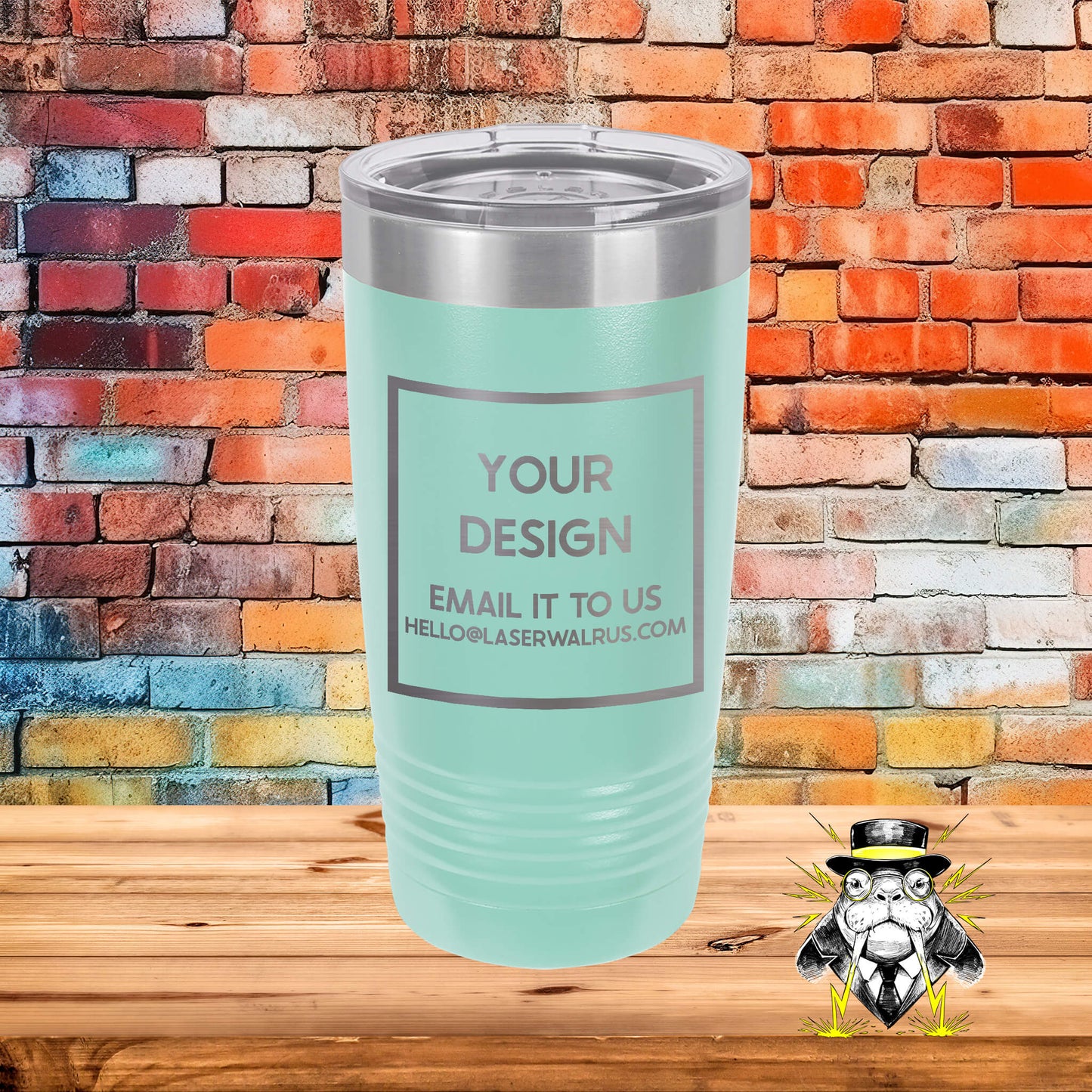 Custom Design Engraved Tumblers - 6 pieces