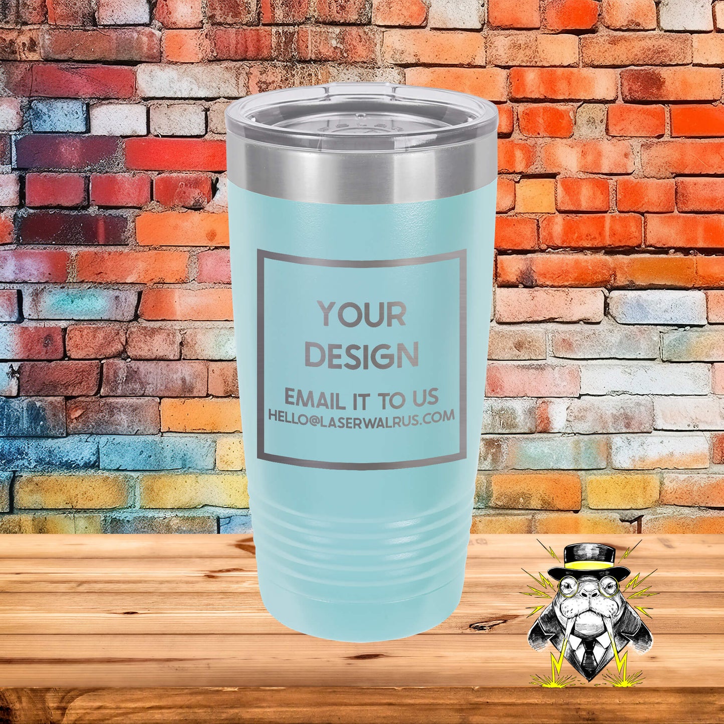 Custom Design Engraved Tumblers - 6 pieces