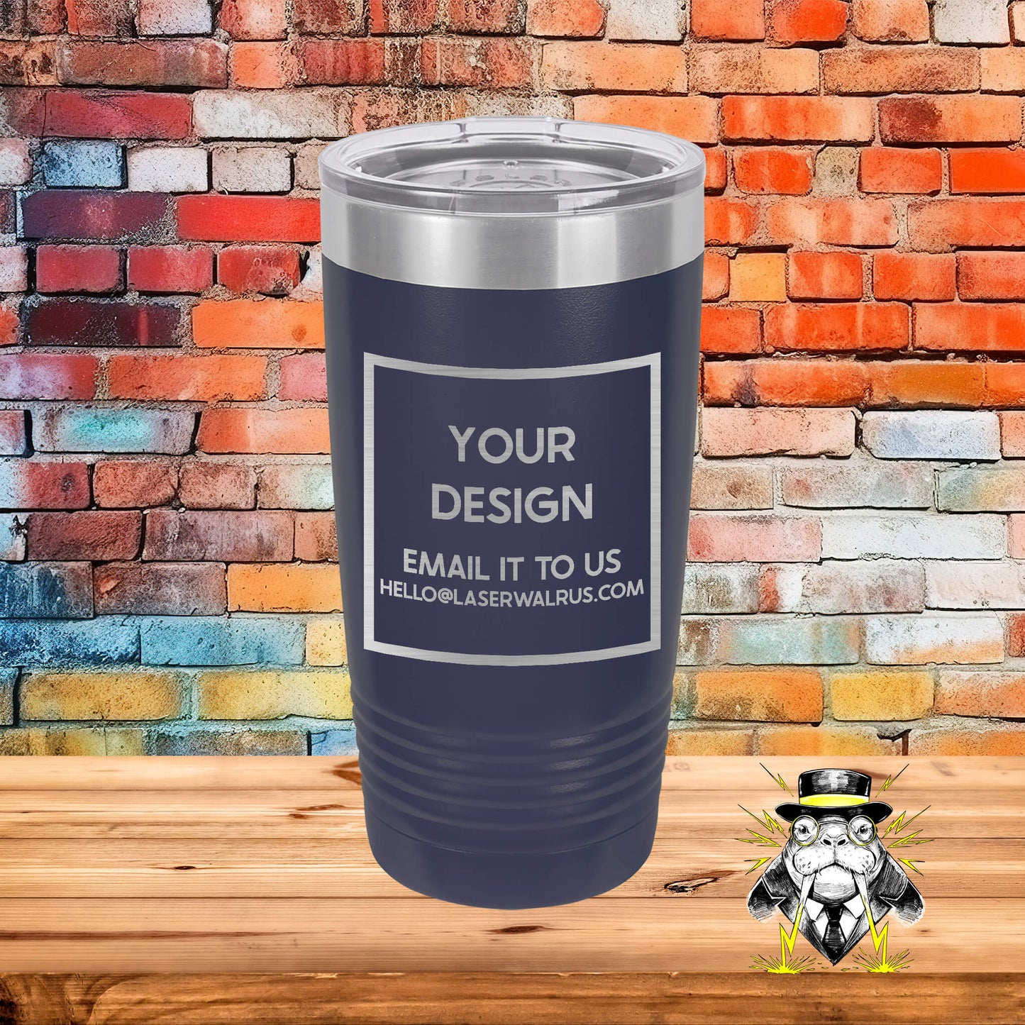 Custom Design Engraved Tumblers - 6 pieces