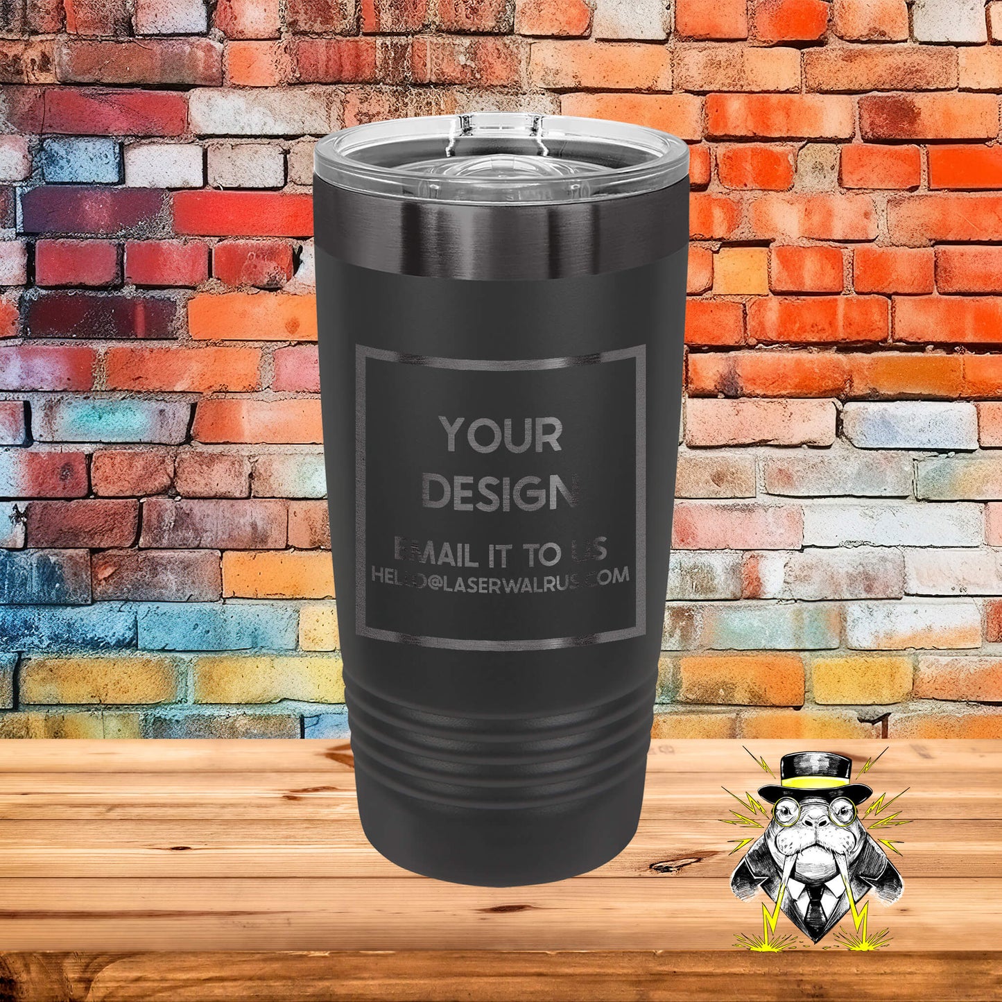Custom Design Engraved Tumblers - 6 pieces
