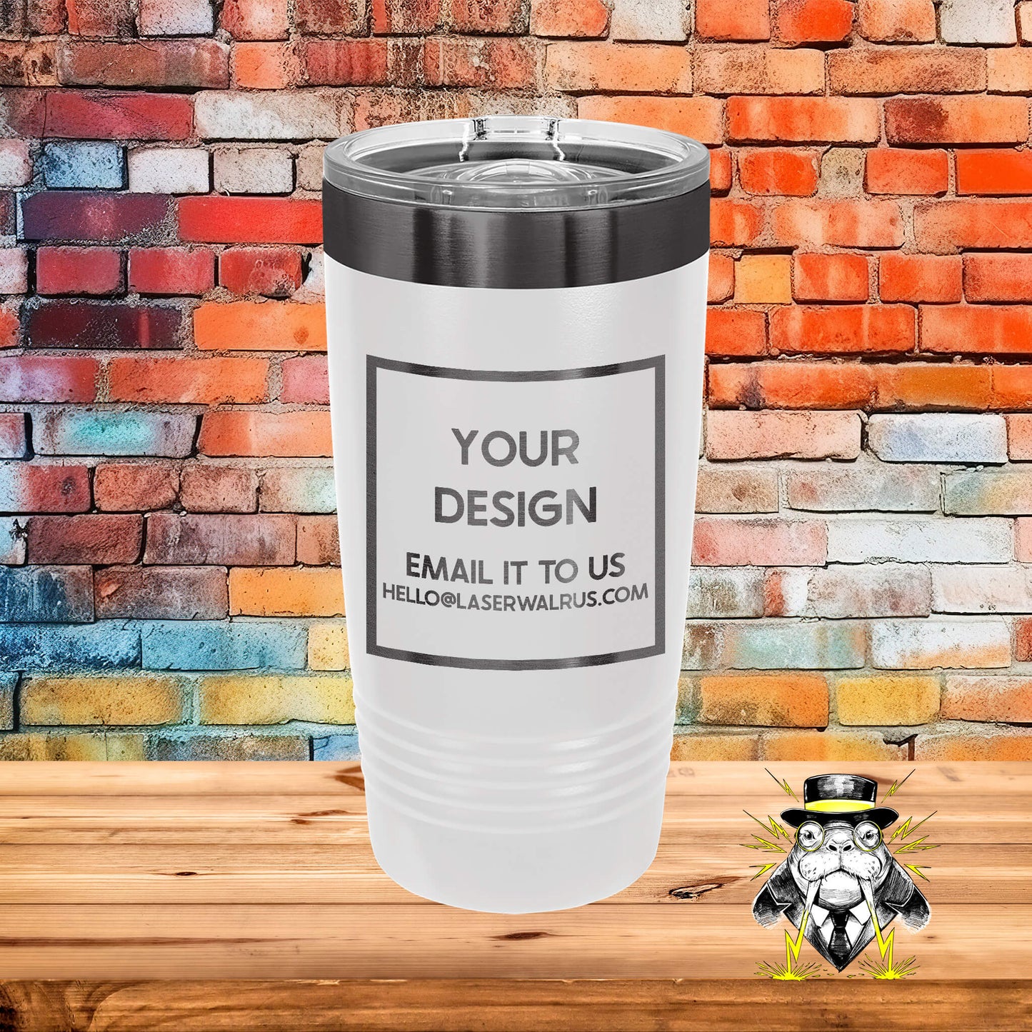 Custom Design Engraved Tumblers - 6 pieces