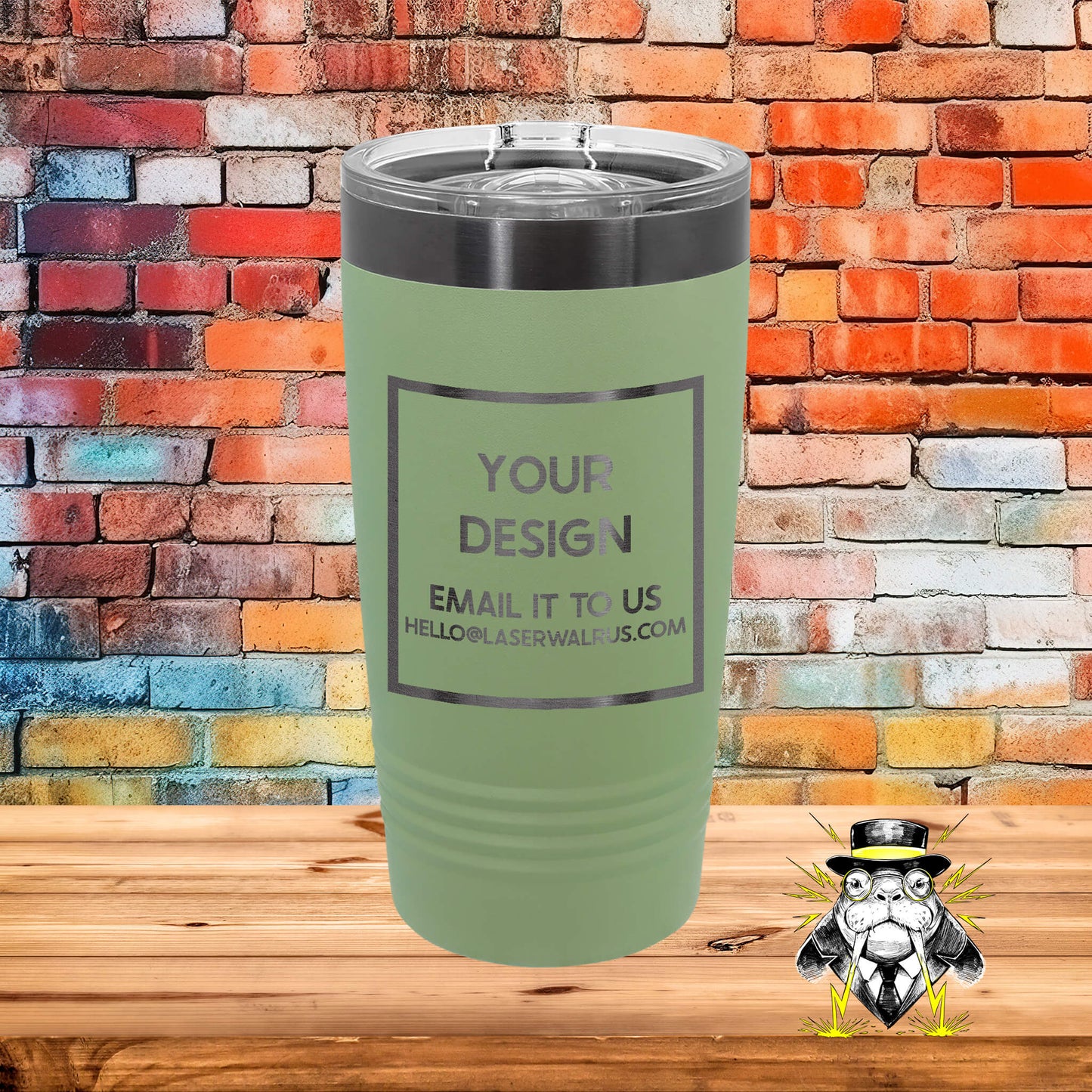 Custom Design Engraved Tumblers - 6 pieces