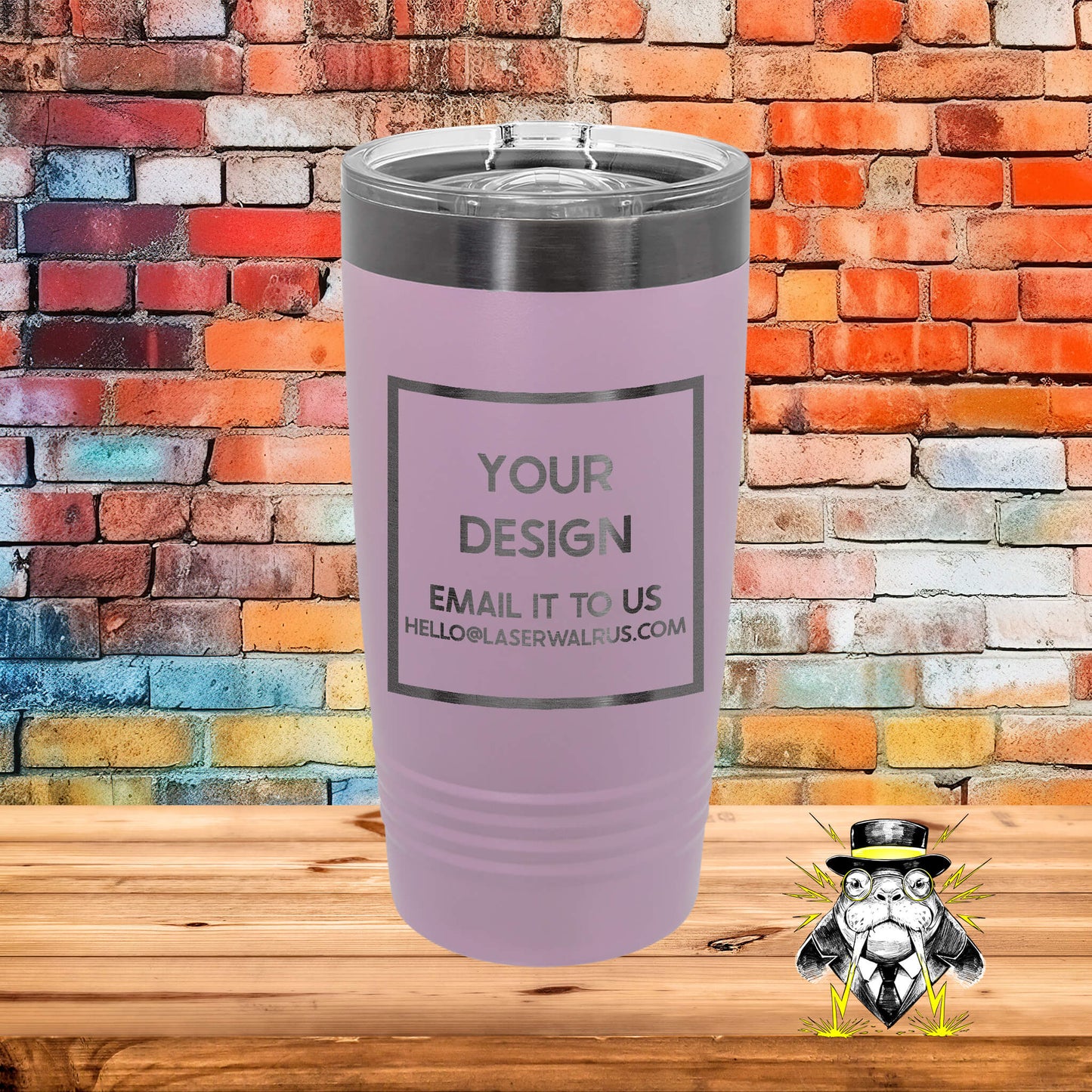Custom Design Engraved Tumblers - 6 pieces