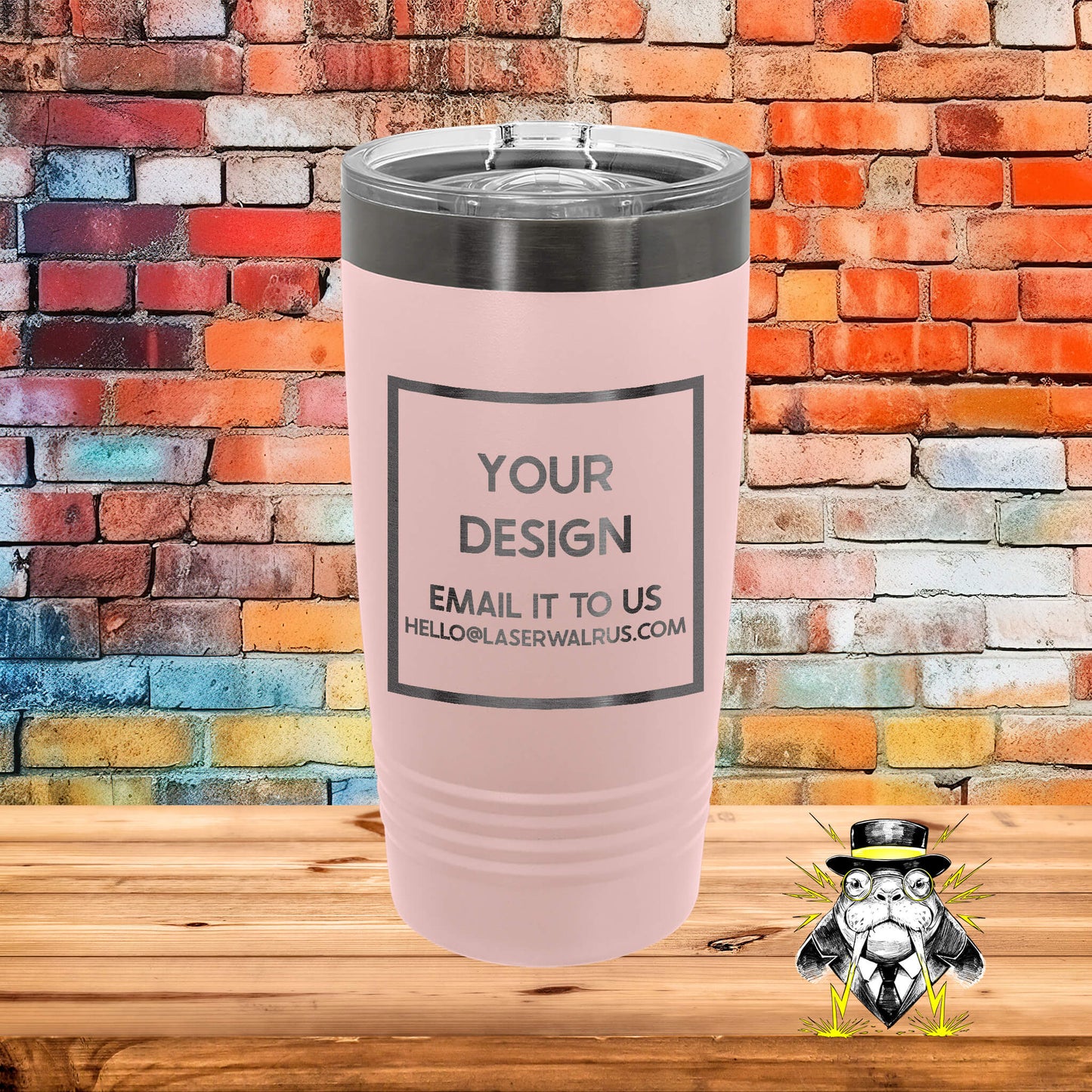 Custom Design Engraved Tumblers - 6 pieces