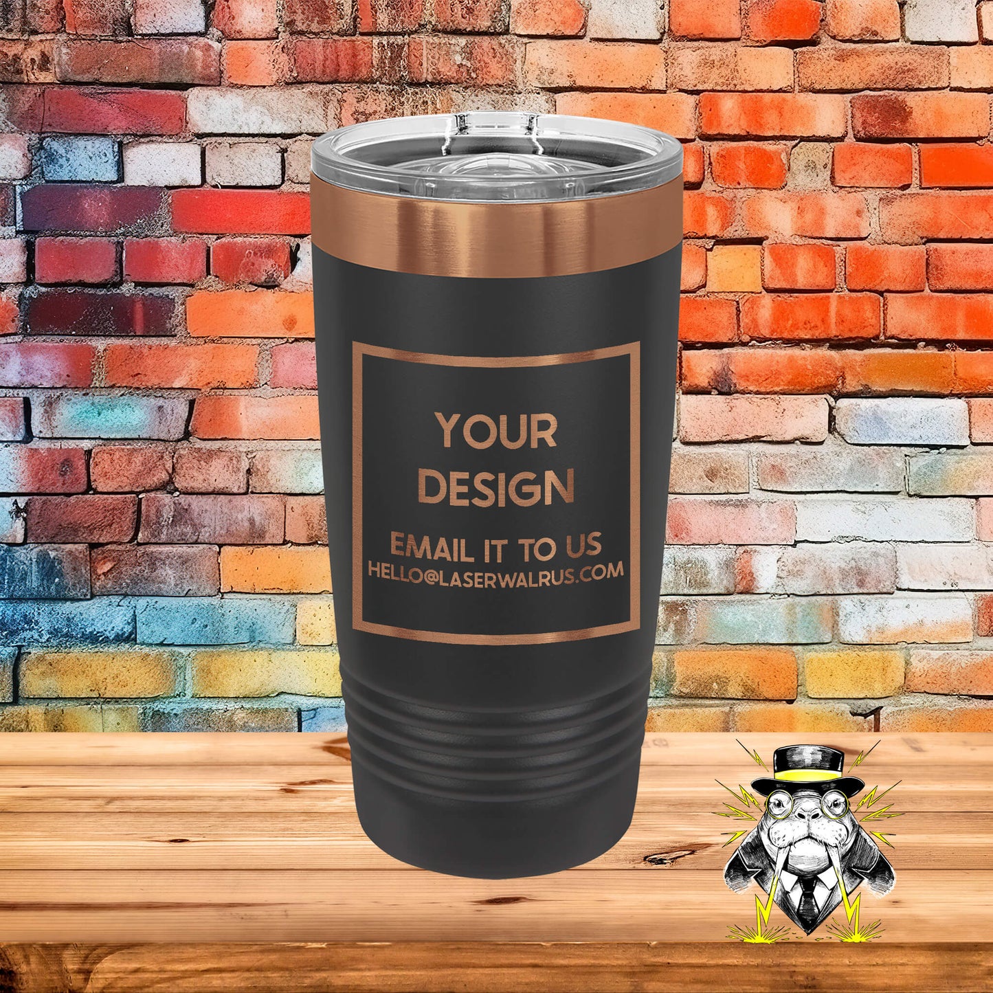 Custom Design Engraved Tumblers - 6 pieces