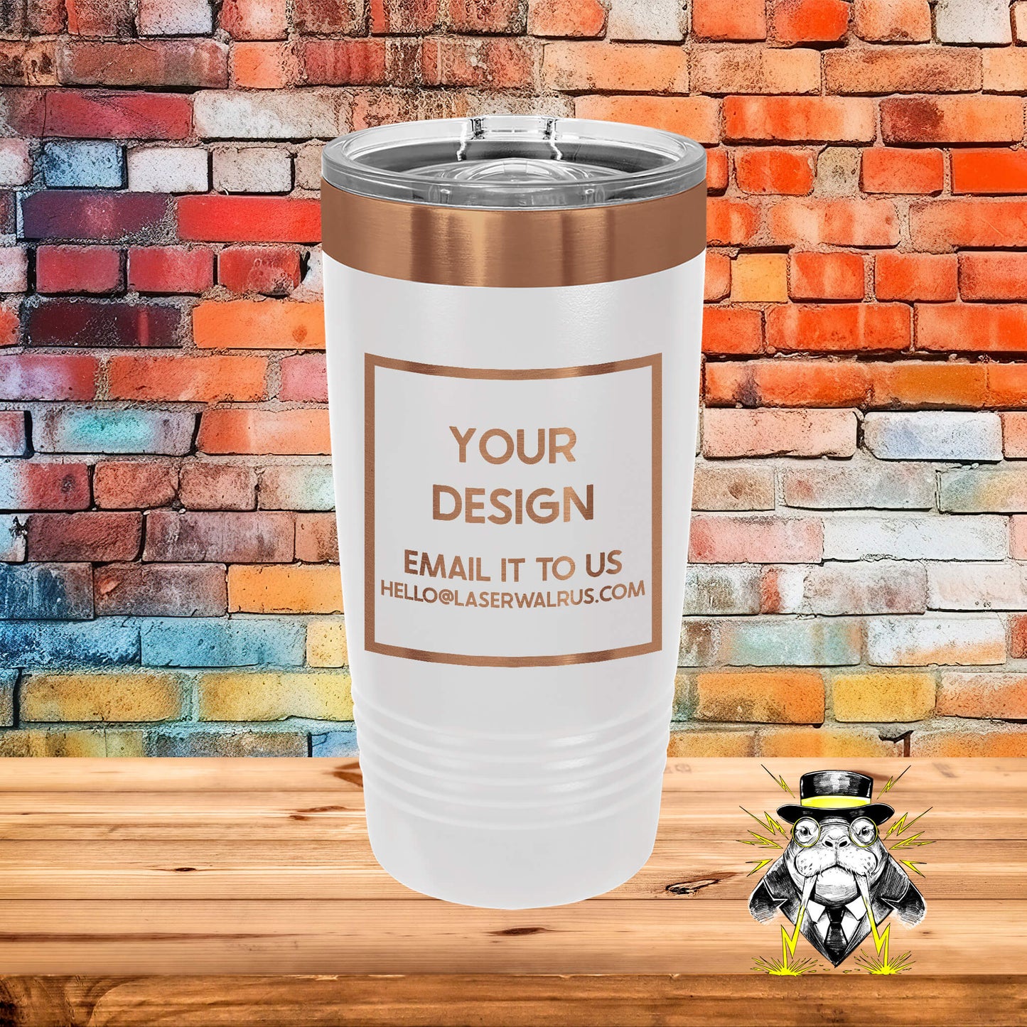 Custom Design Engraved Tumblers - 6 pieces