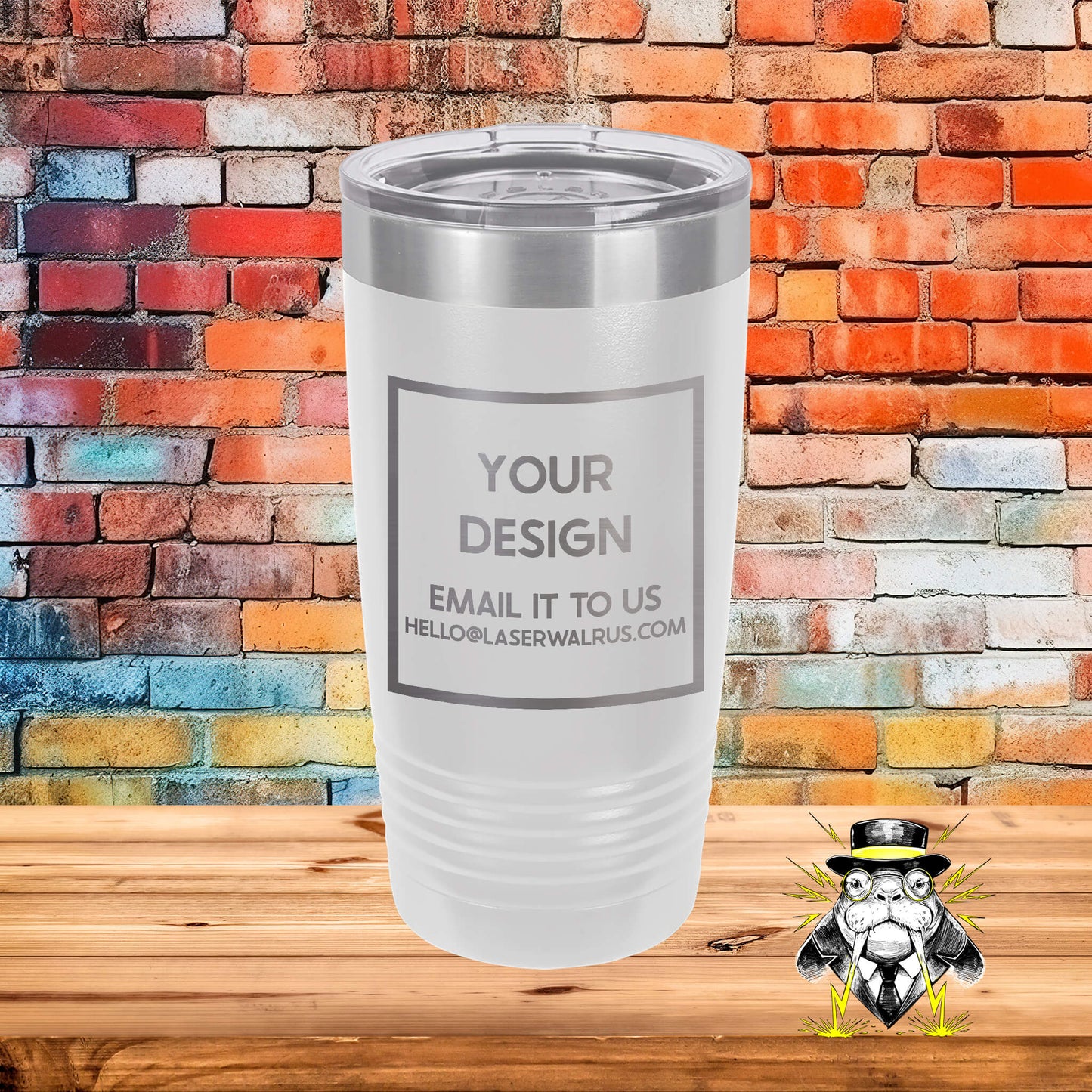 Custom Design Engraved Tumblers - 6 pieces