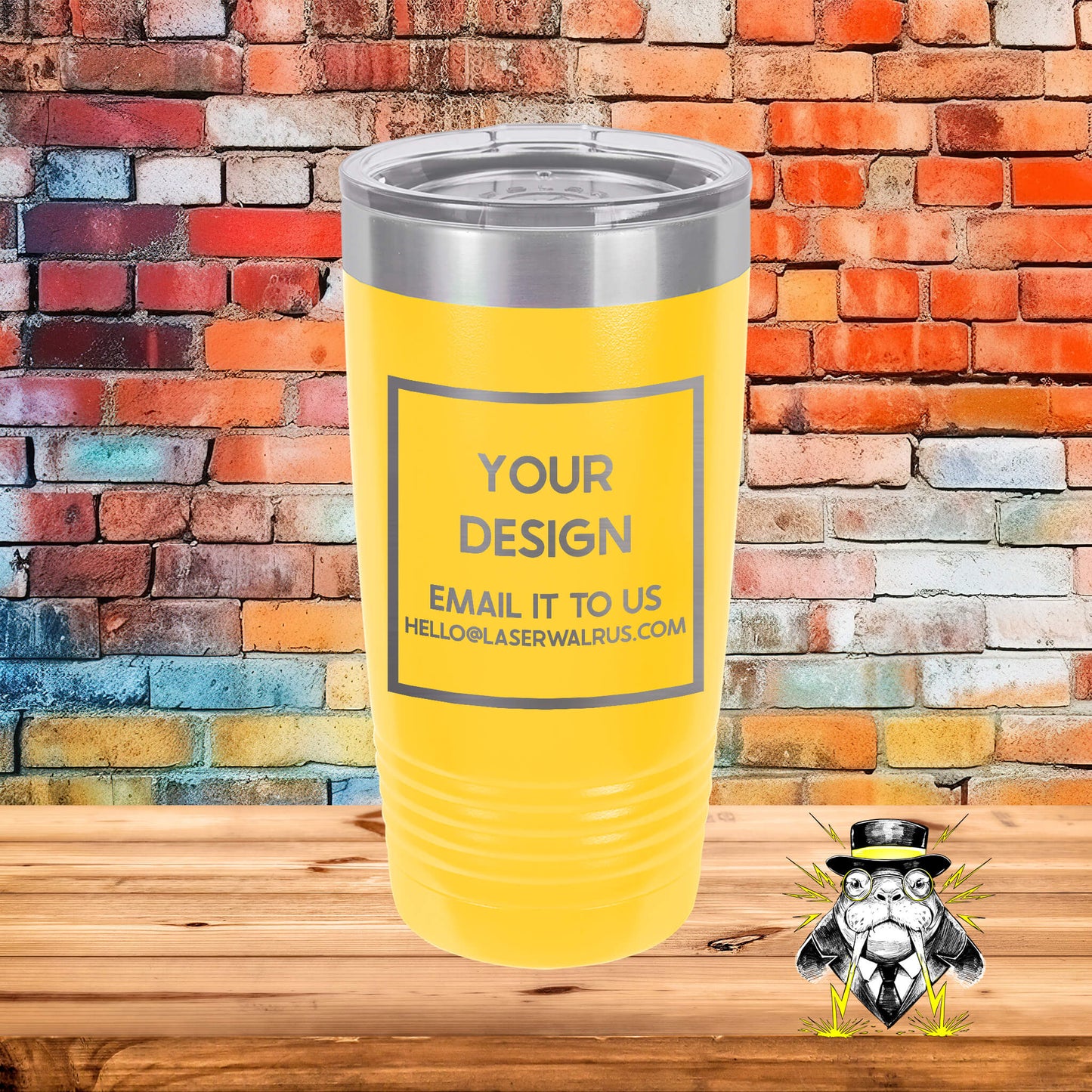 Custom Design Engraved Tumblers - 6 pieces