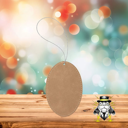 Blank Leatherette Ornament