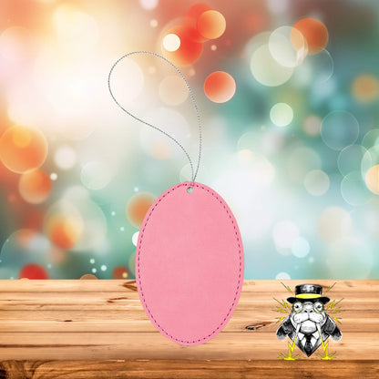 Blank Leatherette Ornament