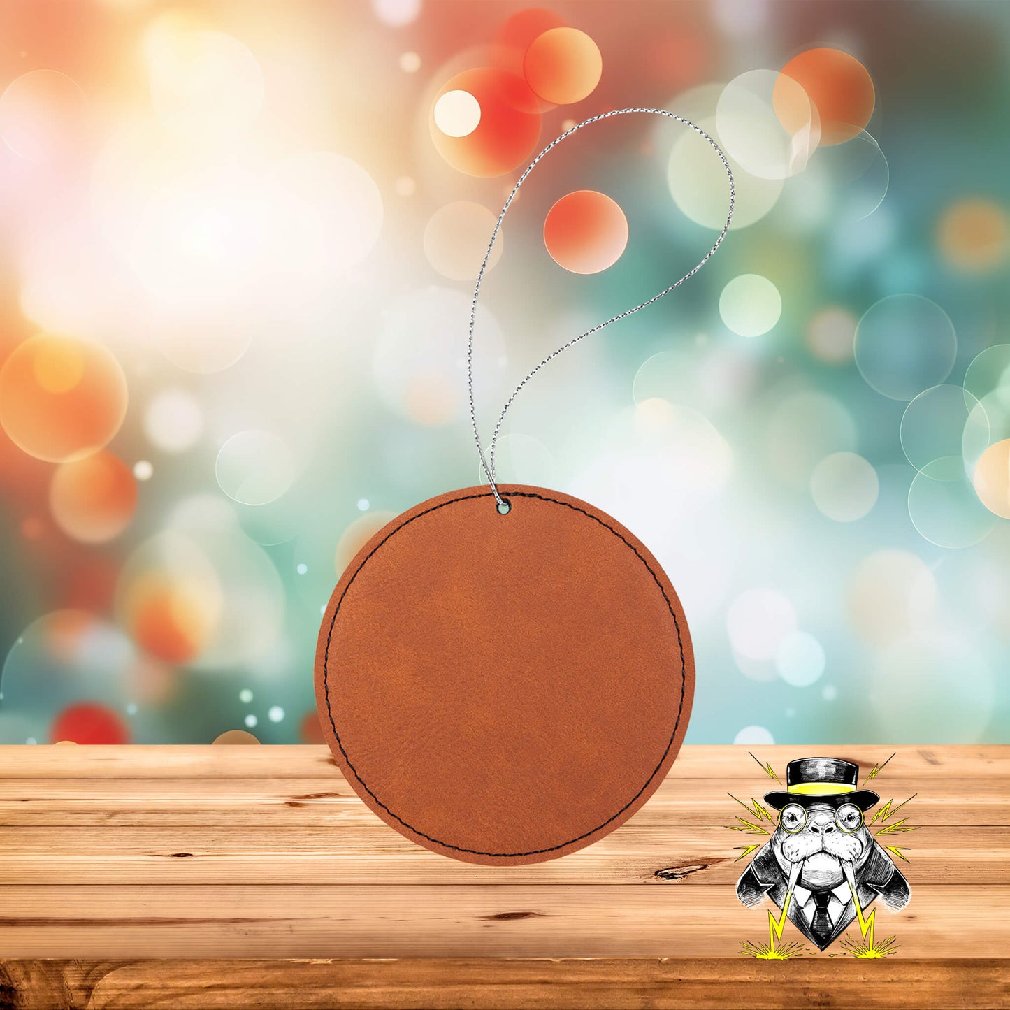 Blank Leatherette Ornament