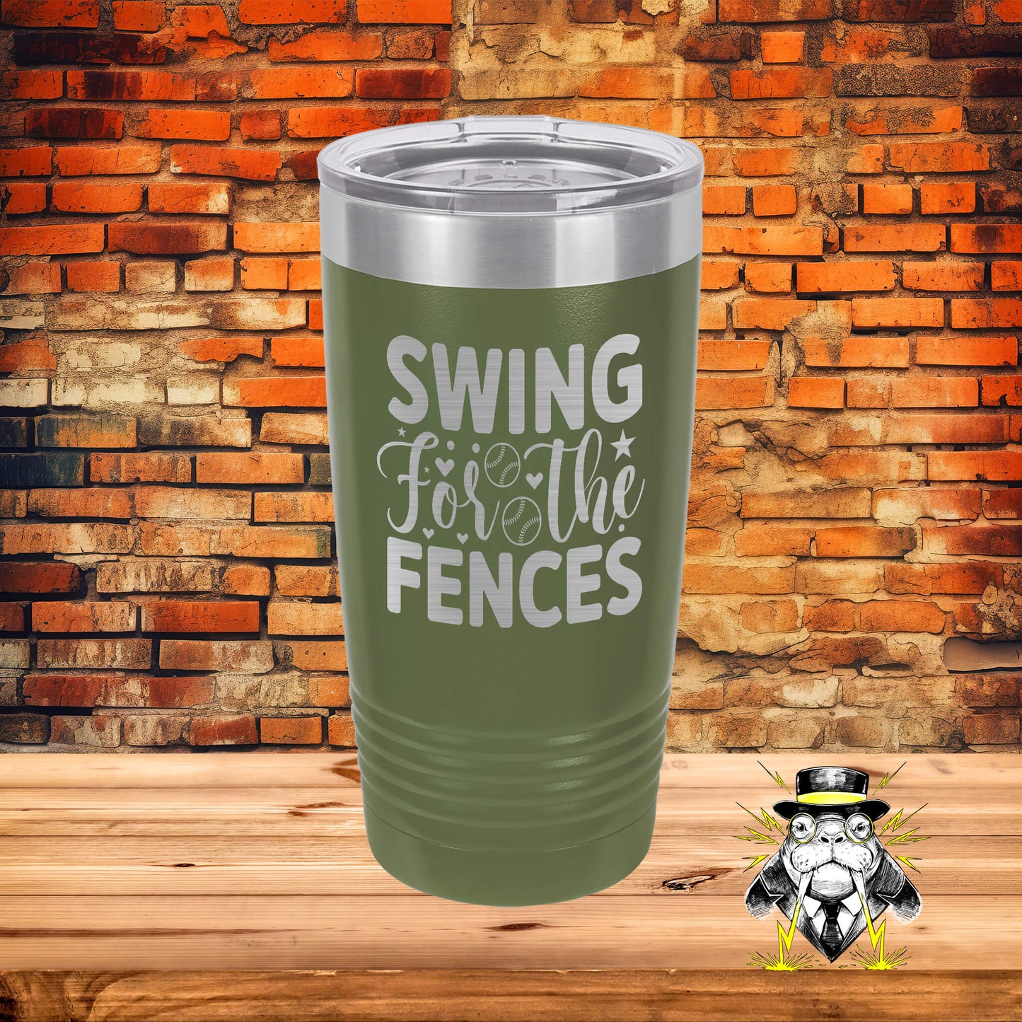 Swing for the Fences Engraved Tumbler